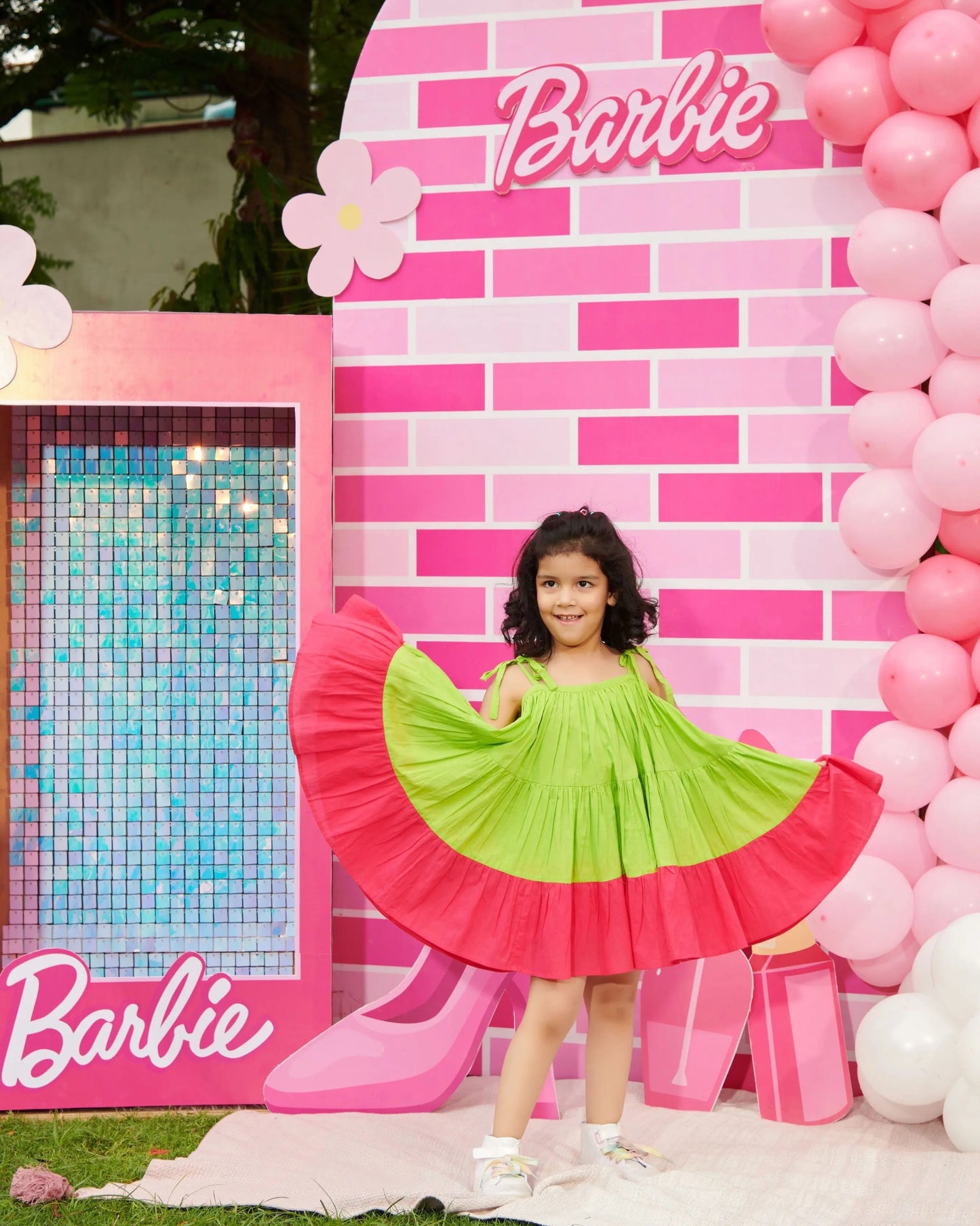 Blissa Tier Cotton Dress My Store