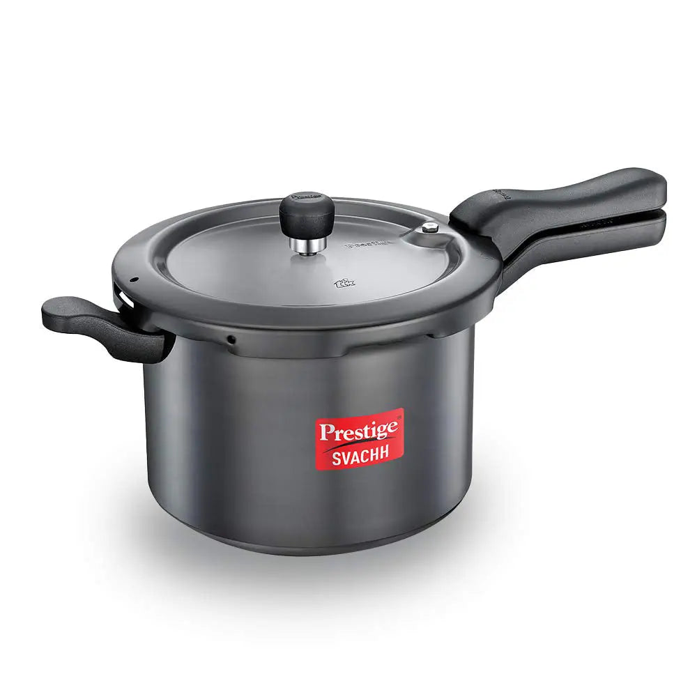 Prestige Svachh 5 Litre Pressure Cooker with hard anodized Body (Black) My Store