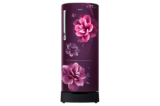 Samsung 223L 3 Star Inverter Direct-Cool Single Door Refrigerator (RR24C2823CR/NL,Camellia Purple) My Store