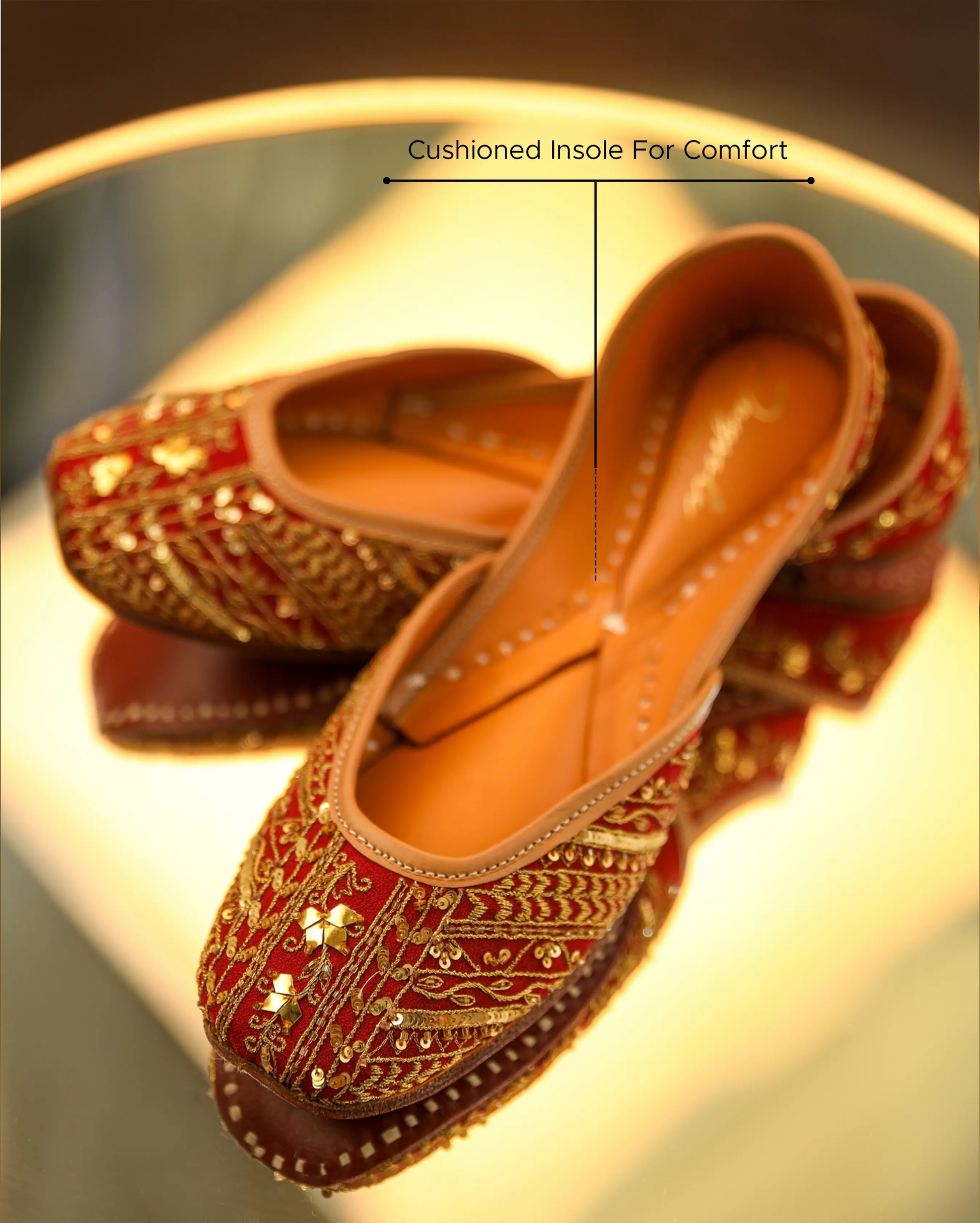 Gleaming Handcrafted Jutti My Store