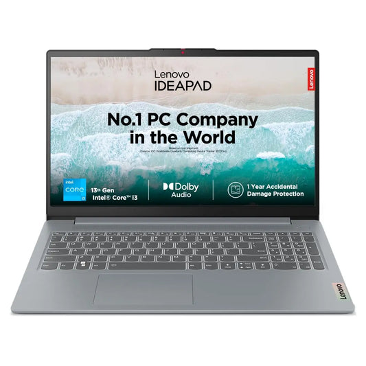 Lenovo IdeaPad Slim 3 13th Gen | Intel Core i3-1315U | 15.6 inch (39.6cm) | FHD Laptop (8GB RAM+512GB SSD+Windows 11) My Store