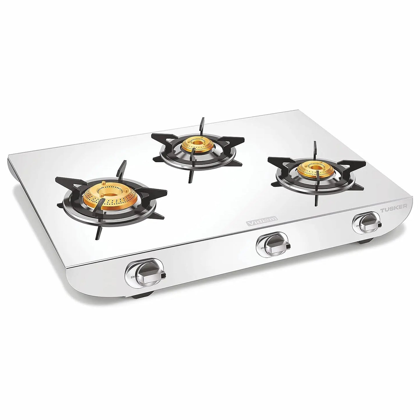Vidiem Gas Stove 3B Stainless Steel Tusker My Store