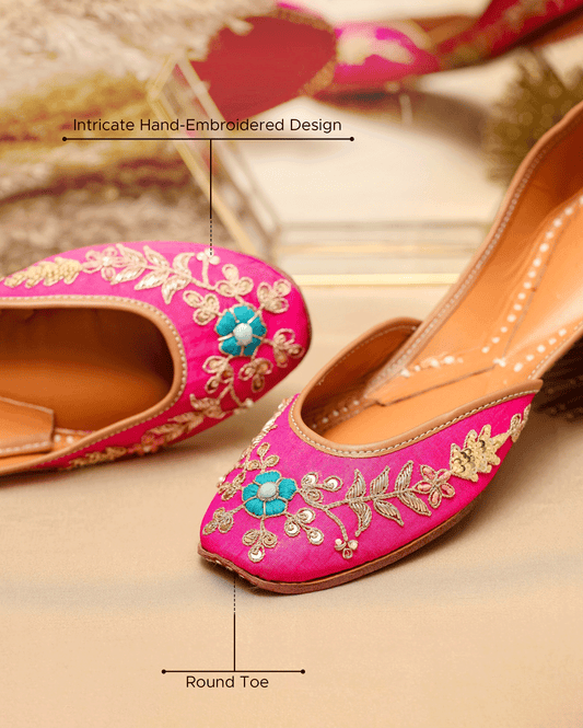 Amber Blush Handcrafted Jutti