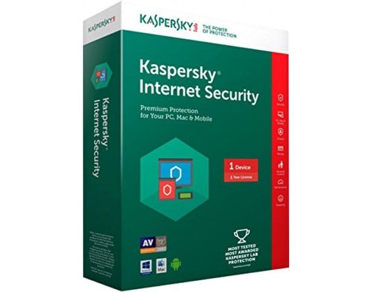 KASPERSKY INTERNET SECURITY 3 USER 1 YEAR