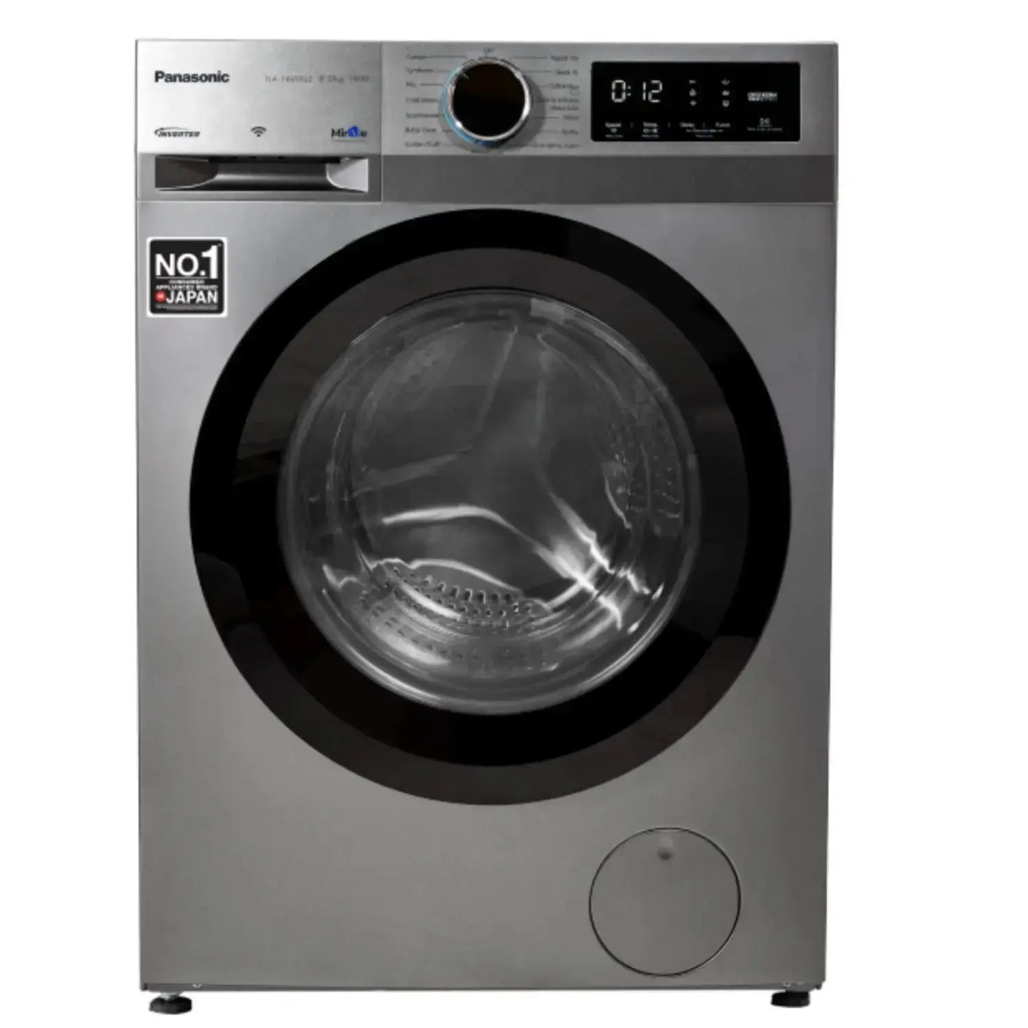 Panasonic 8 kg 5 Star Inverter Fully Automatic Front Loading Washing Machine (NA-148MG2L01) My Store