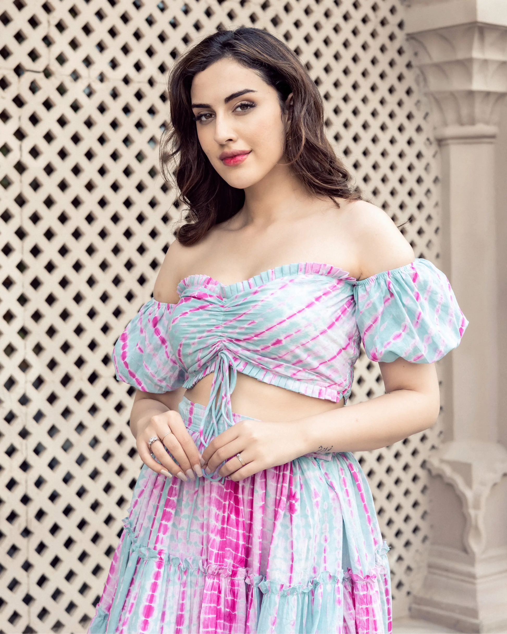 Fagheera Shibori Cotton Coord Set My Store