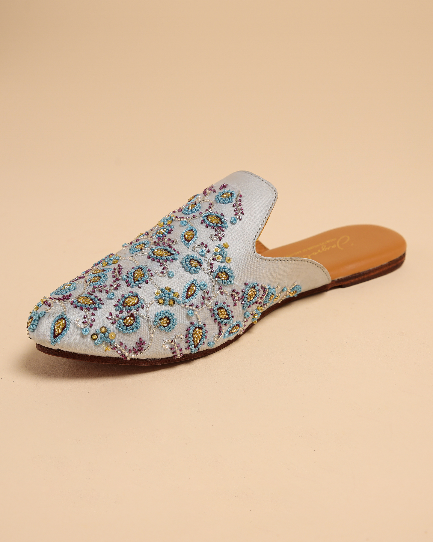 French Knots Handcrafted Mules My Store