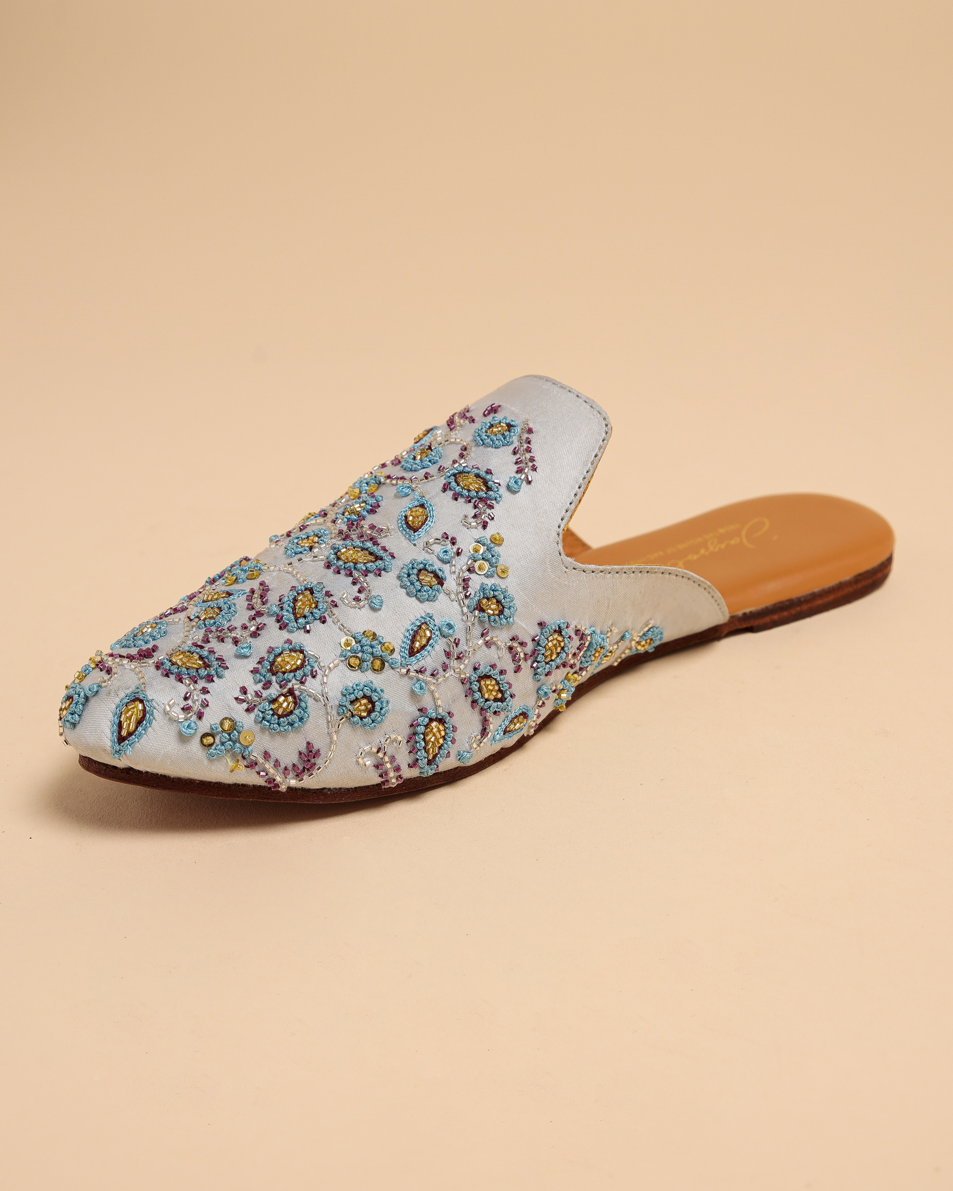 French Knots Handcrafted Mules My Store