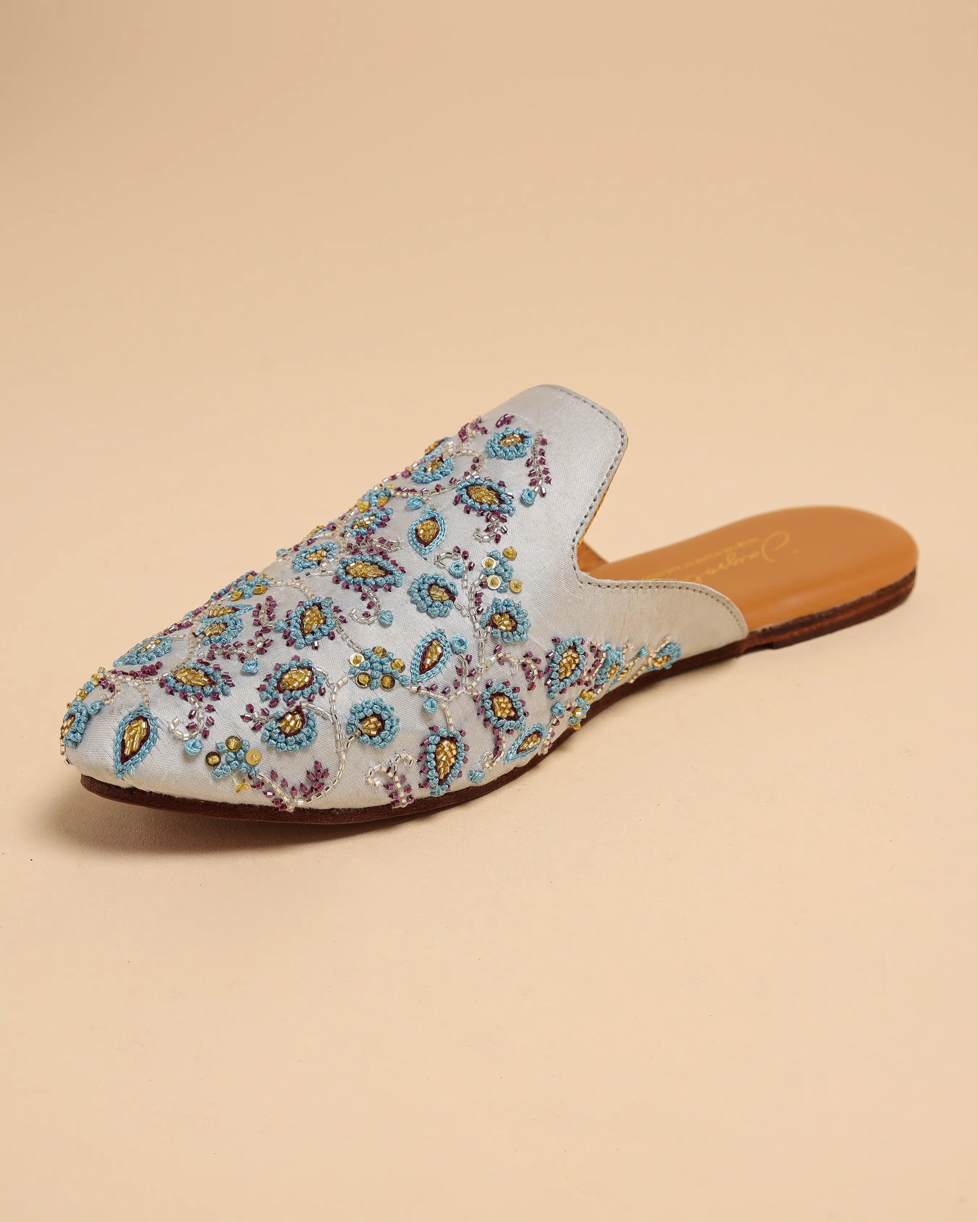 French Knots Handcrafted Mules My Store