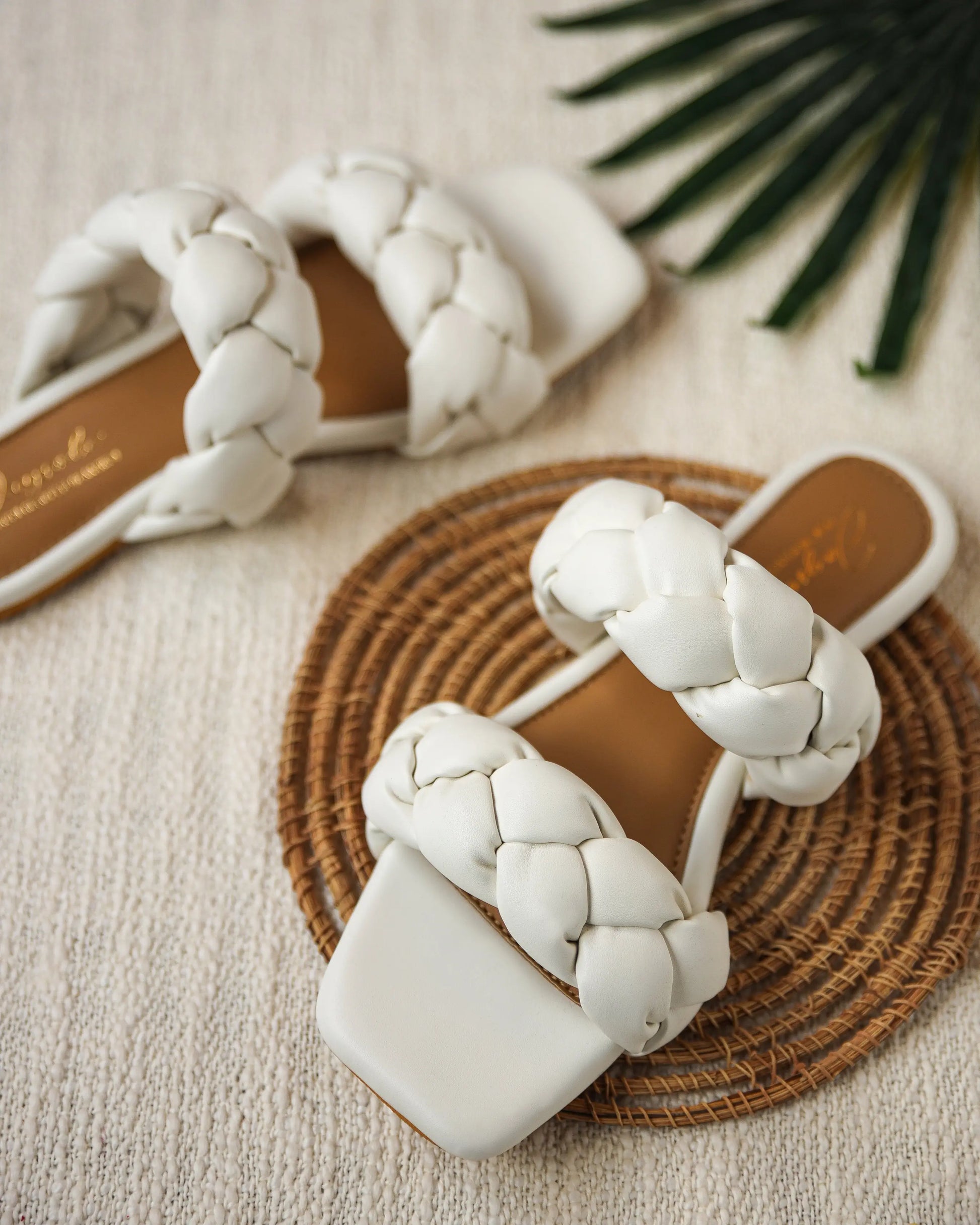 Sugar Swizzle Braided Flats My Store