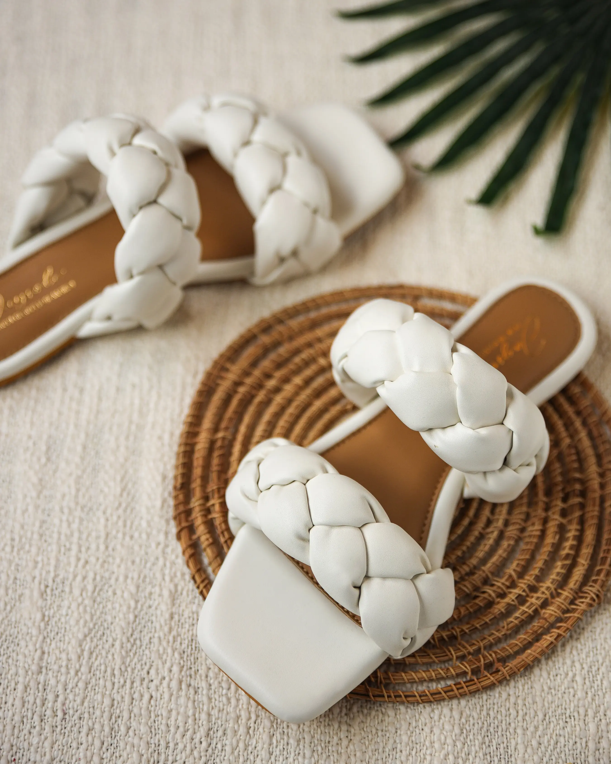 Sugar Swizzle Braided Flats My Store