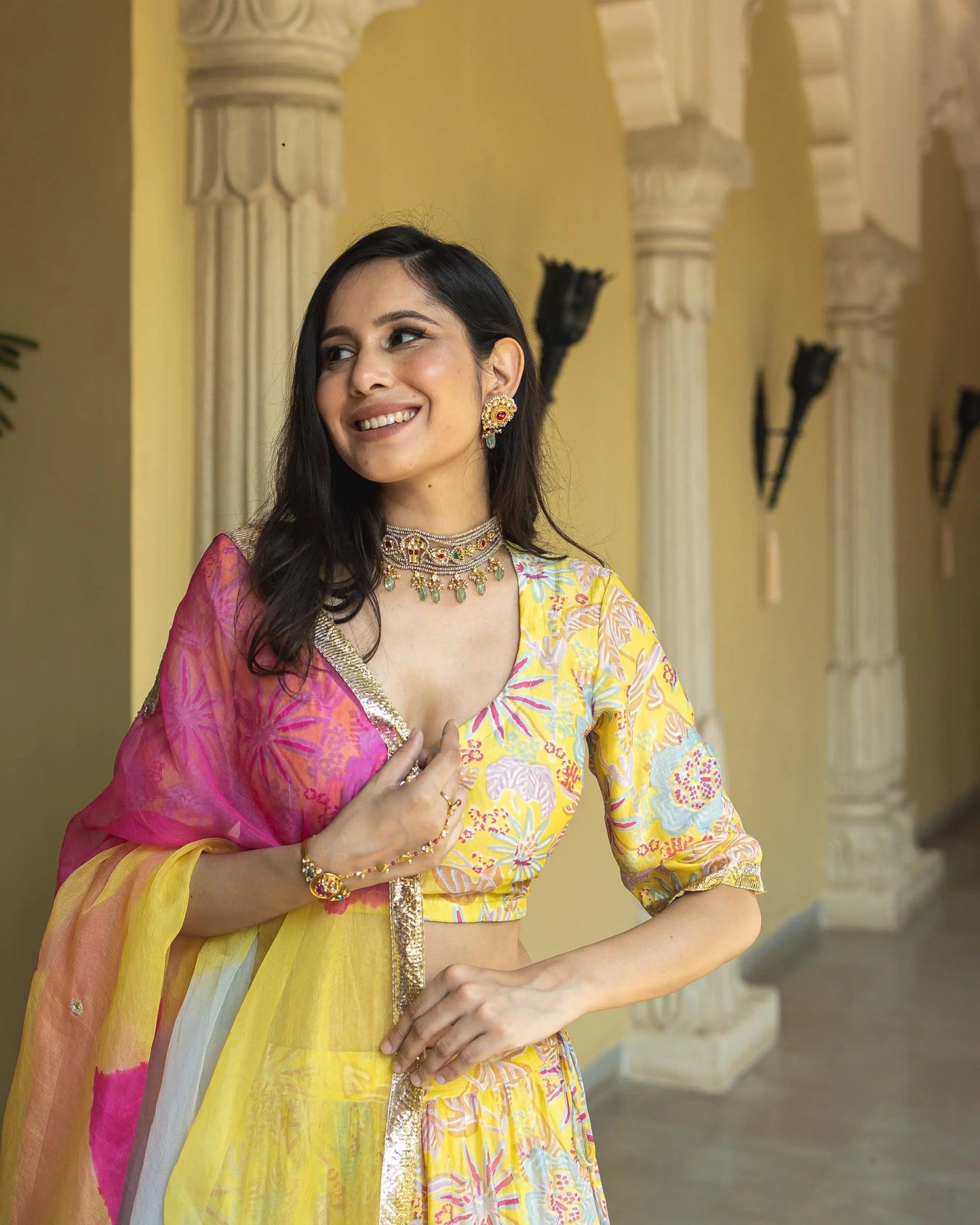 Chandni Chanderi Lehenga Set My Store