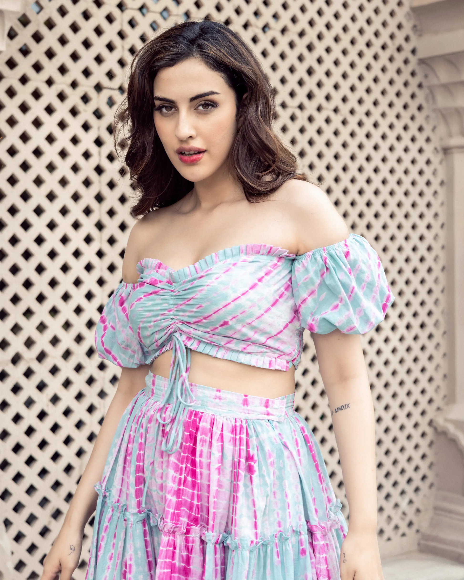 Fagheera Shibori Cotton Coord Set My Store