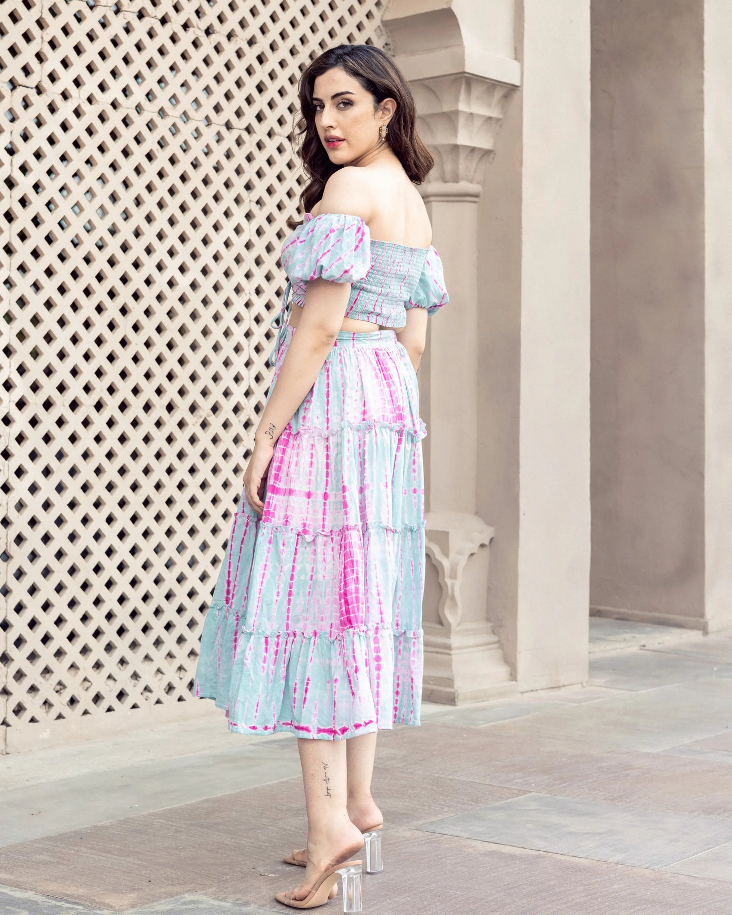 Fagheera Shibori Cotton Coord Set My Store