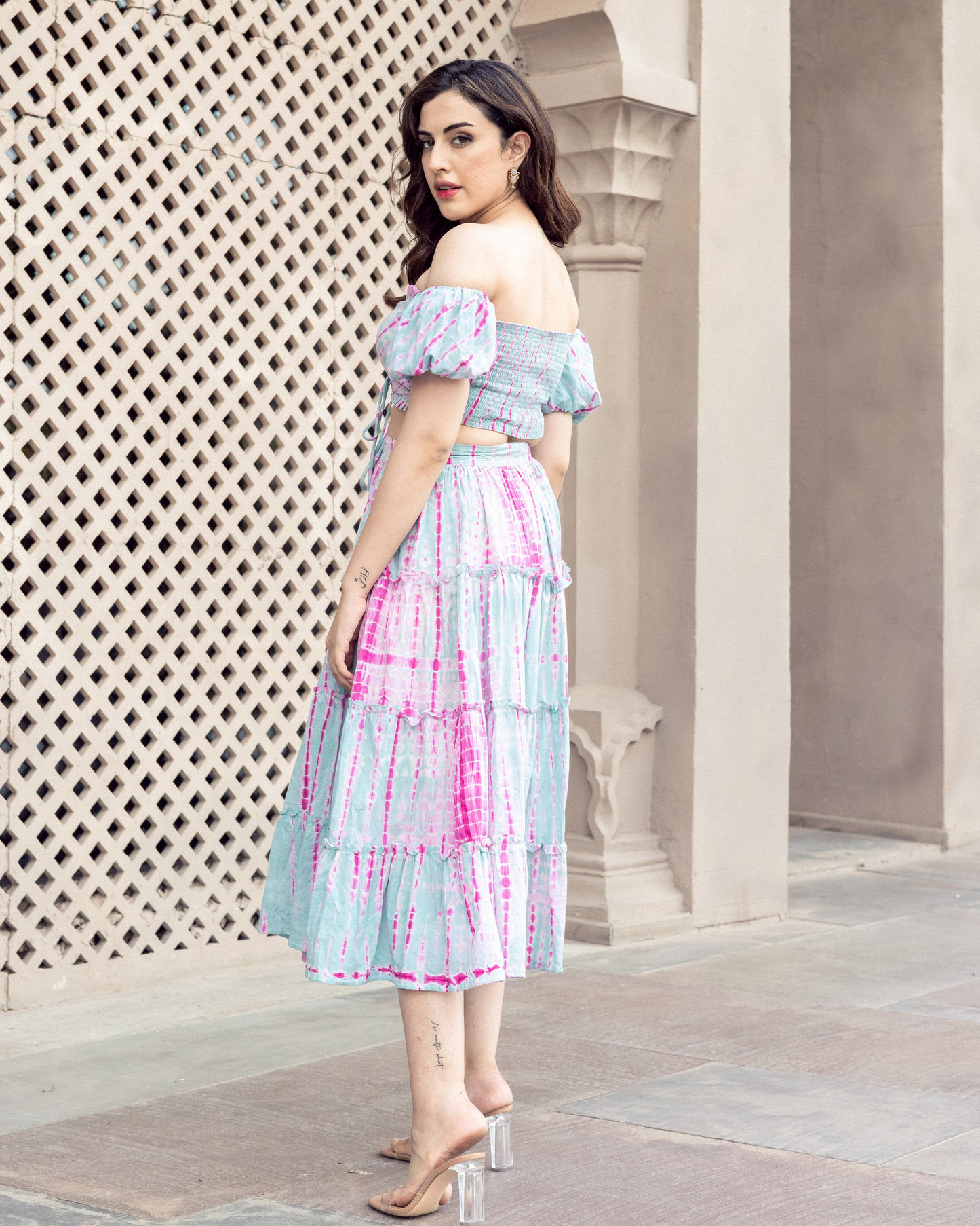 Fagheera Shibori Cotton Coord Set My Store