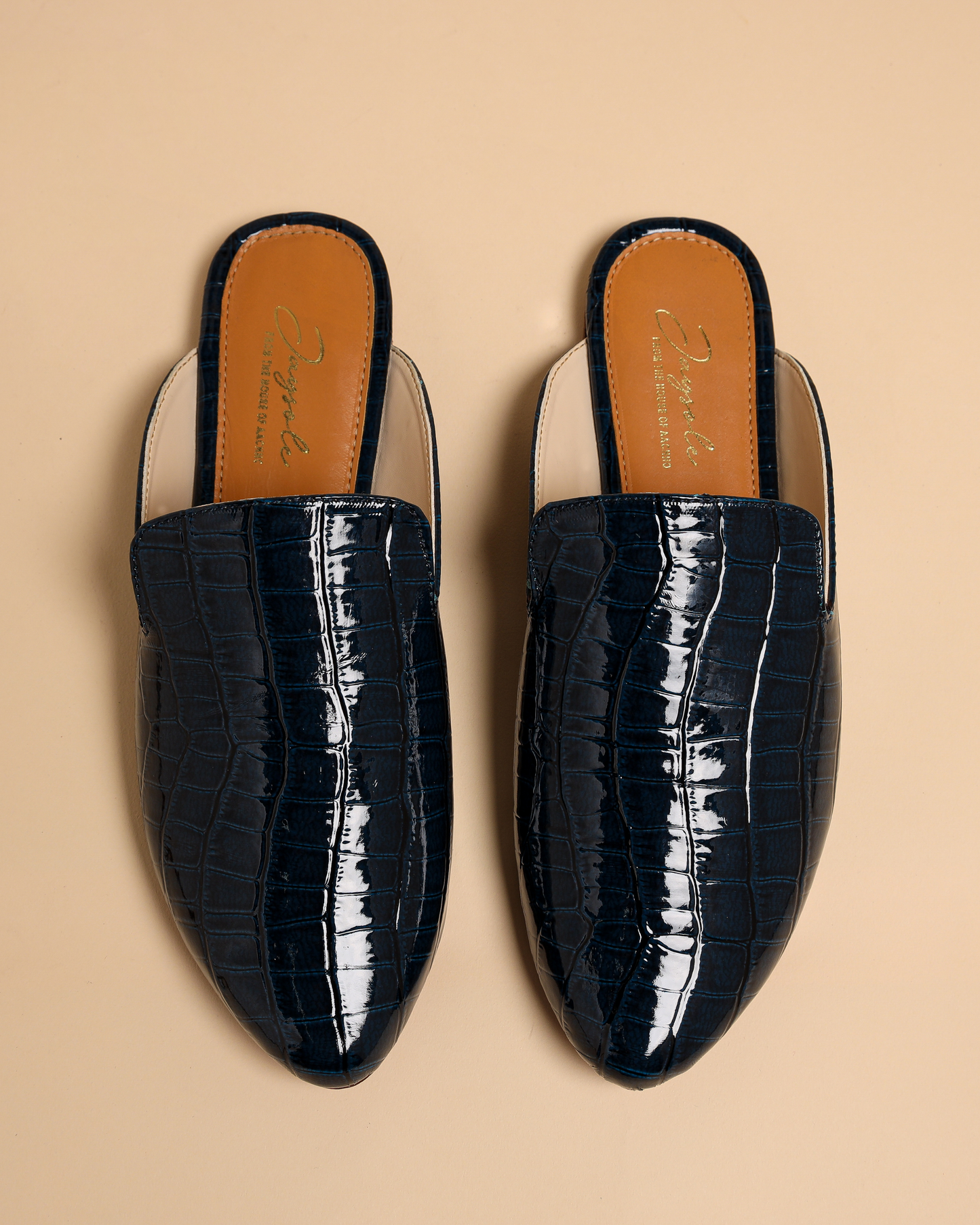 Meteorite Leather Mules My Store