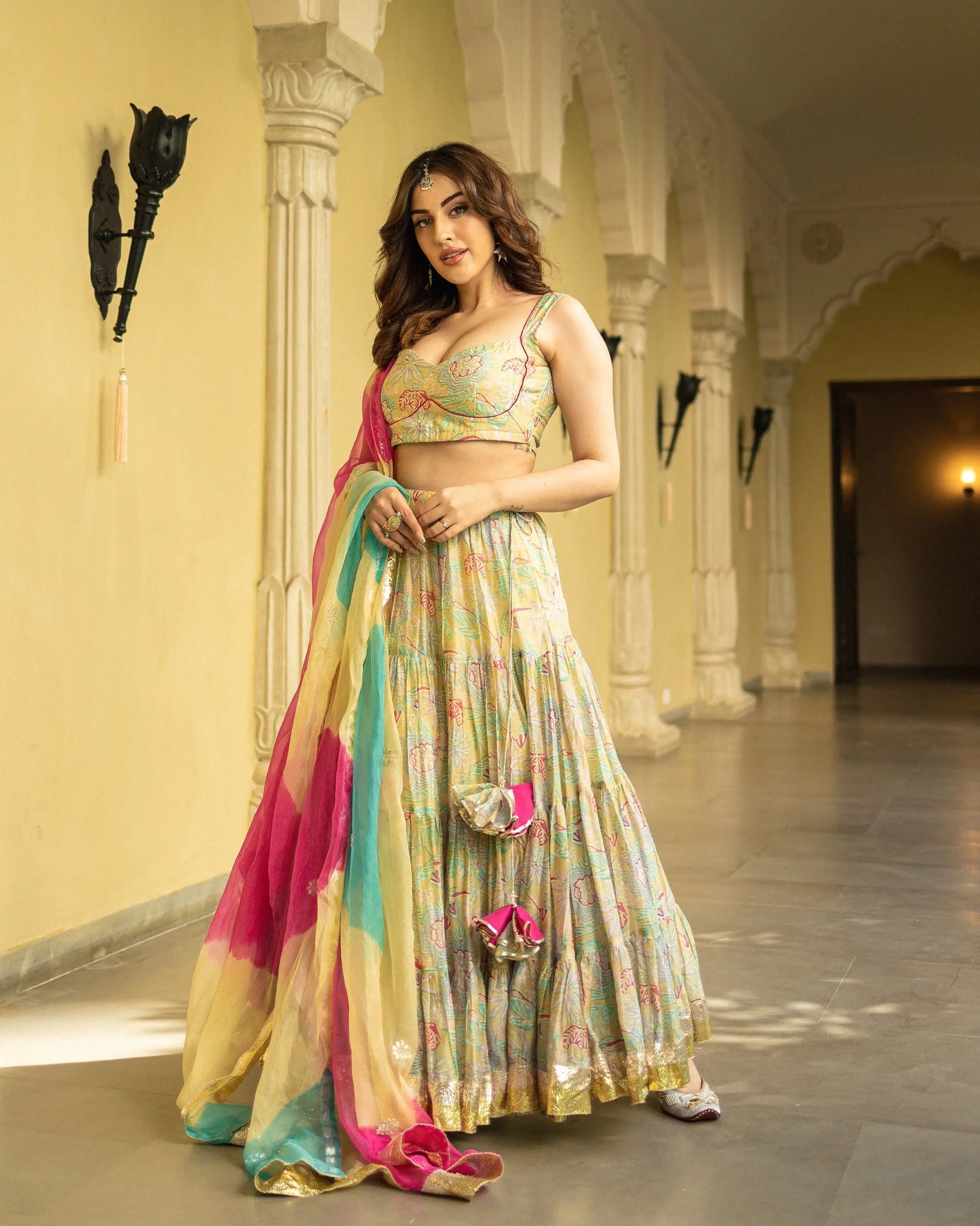 Ayla Chanderi Lehenga Set My Store