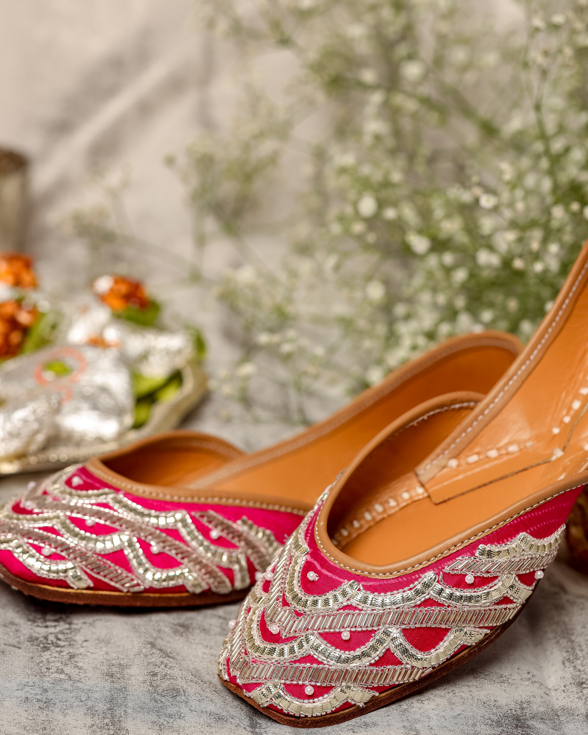 Spanish Pink Handcrafted Jutti Quick Cart