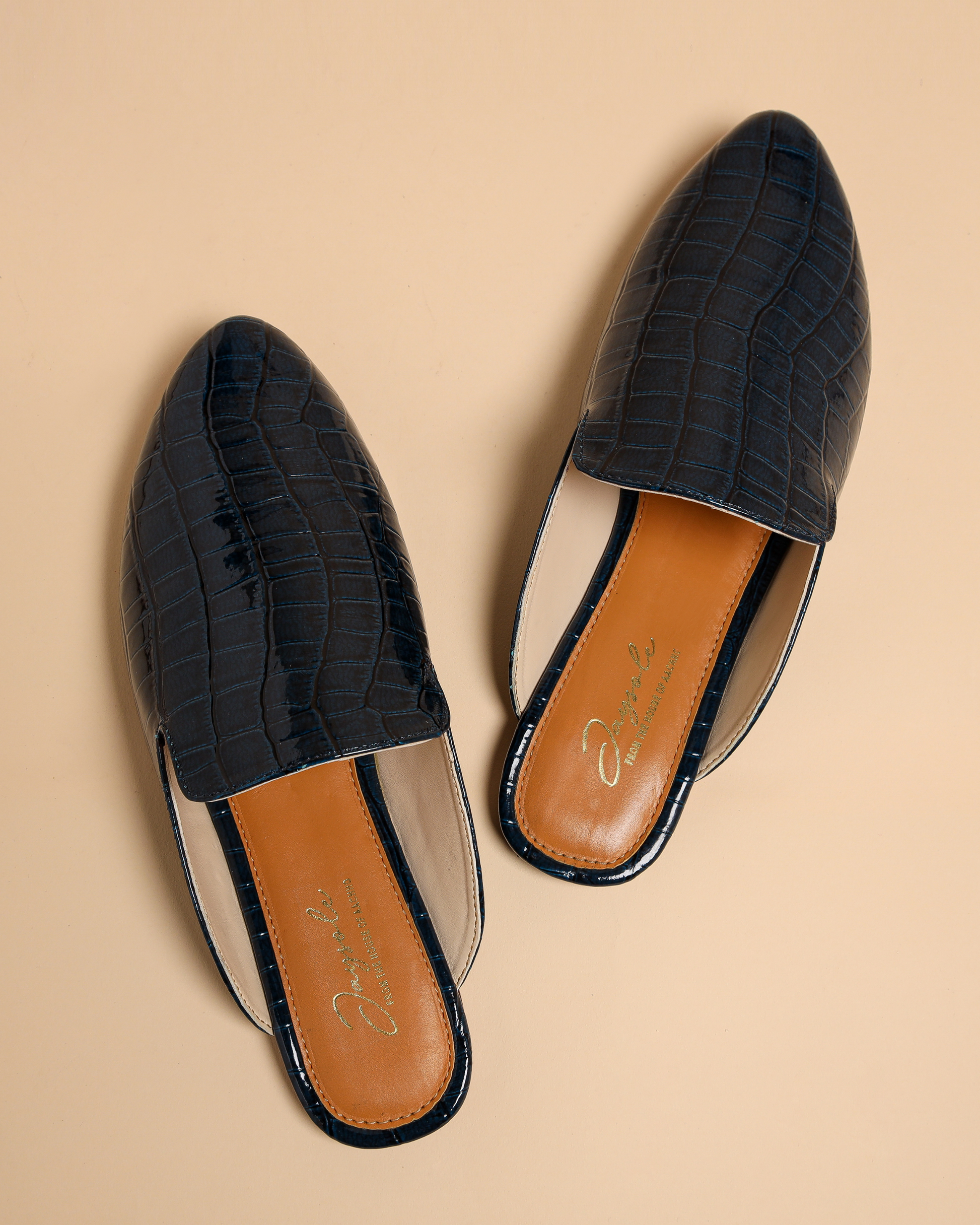 Meteorite Leather Mules My Store