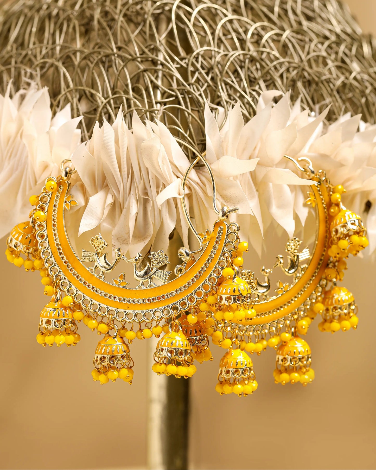 Blazing Gold Handcrafted Earrings My Store