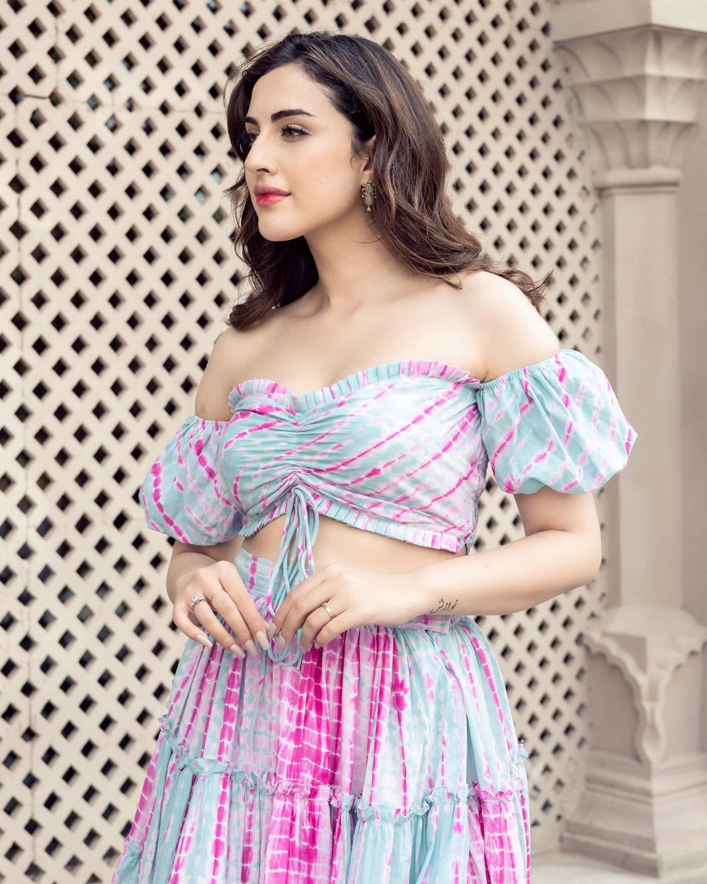 Fagheera Shibori Cotton Coord Set My Store