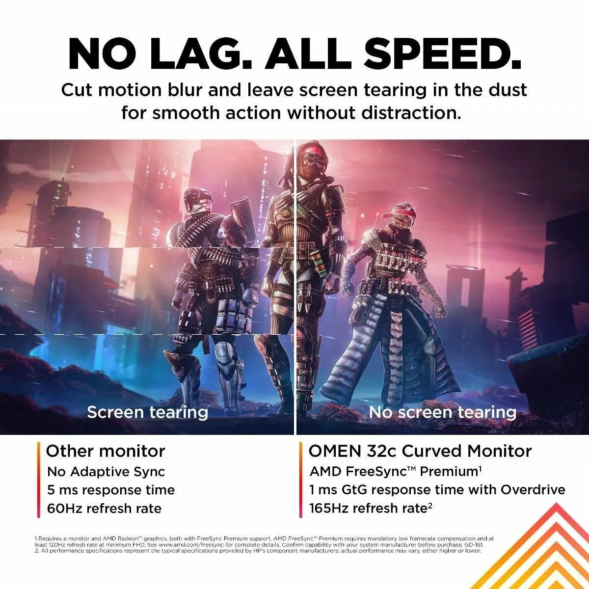 HP OMEN 32C 780K7AA 32" QHD 165Hz 1ms Curved Gaming Monitor My Store