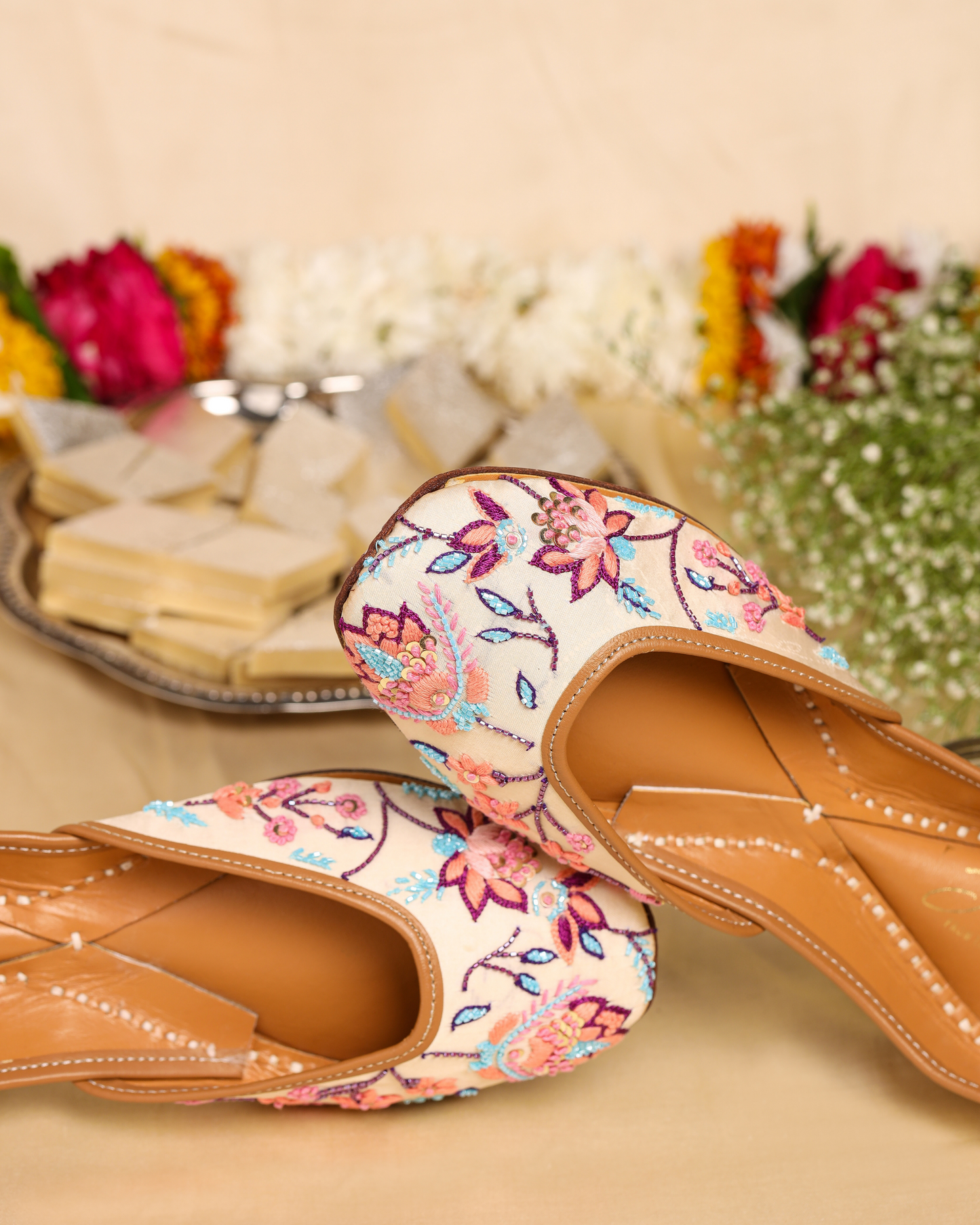 Petal Pink Handcrafted Jutti My Store