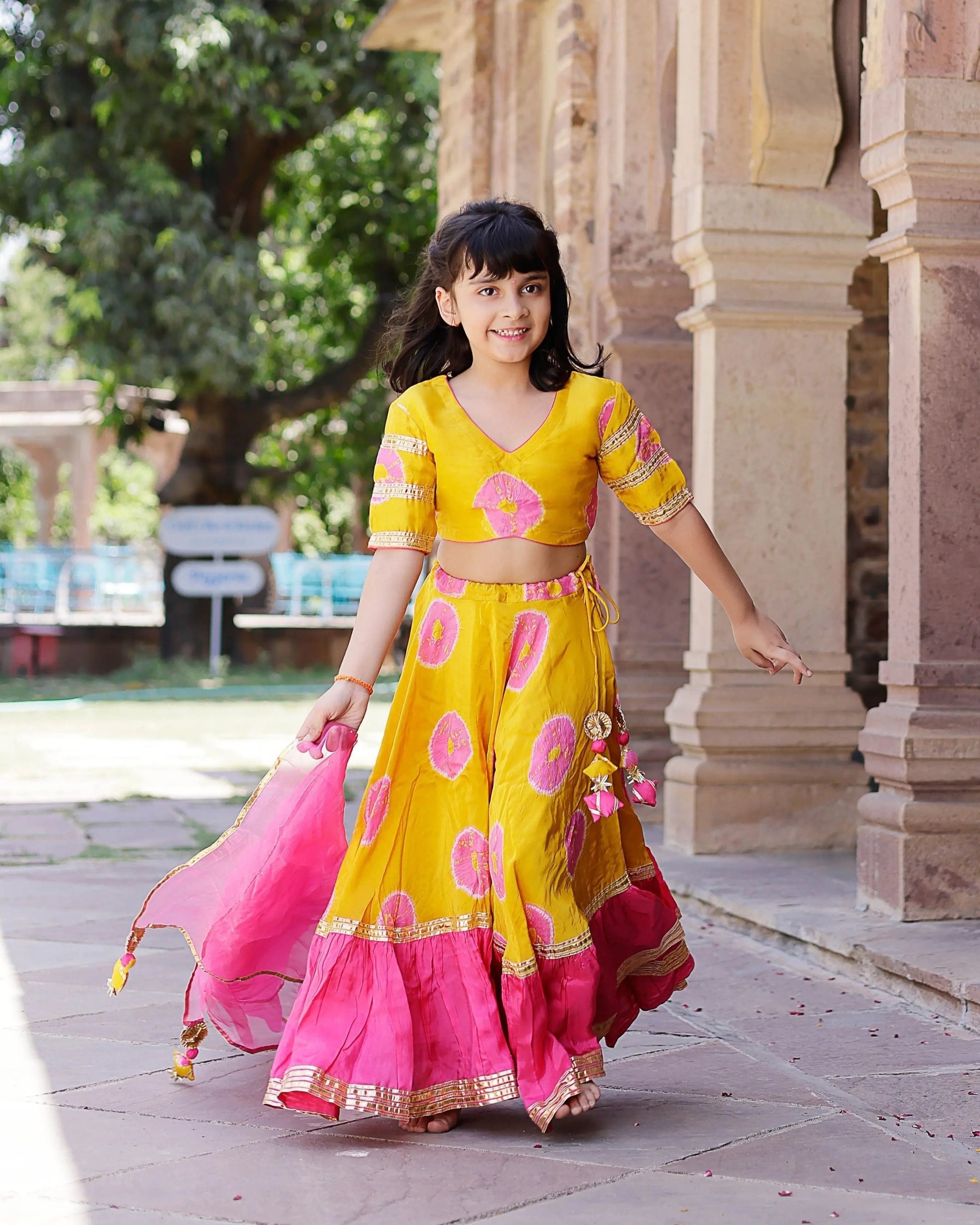 Varuna Tie & Dye Lehenga Set My Store