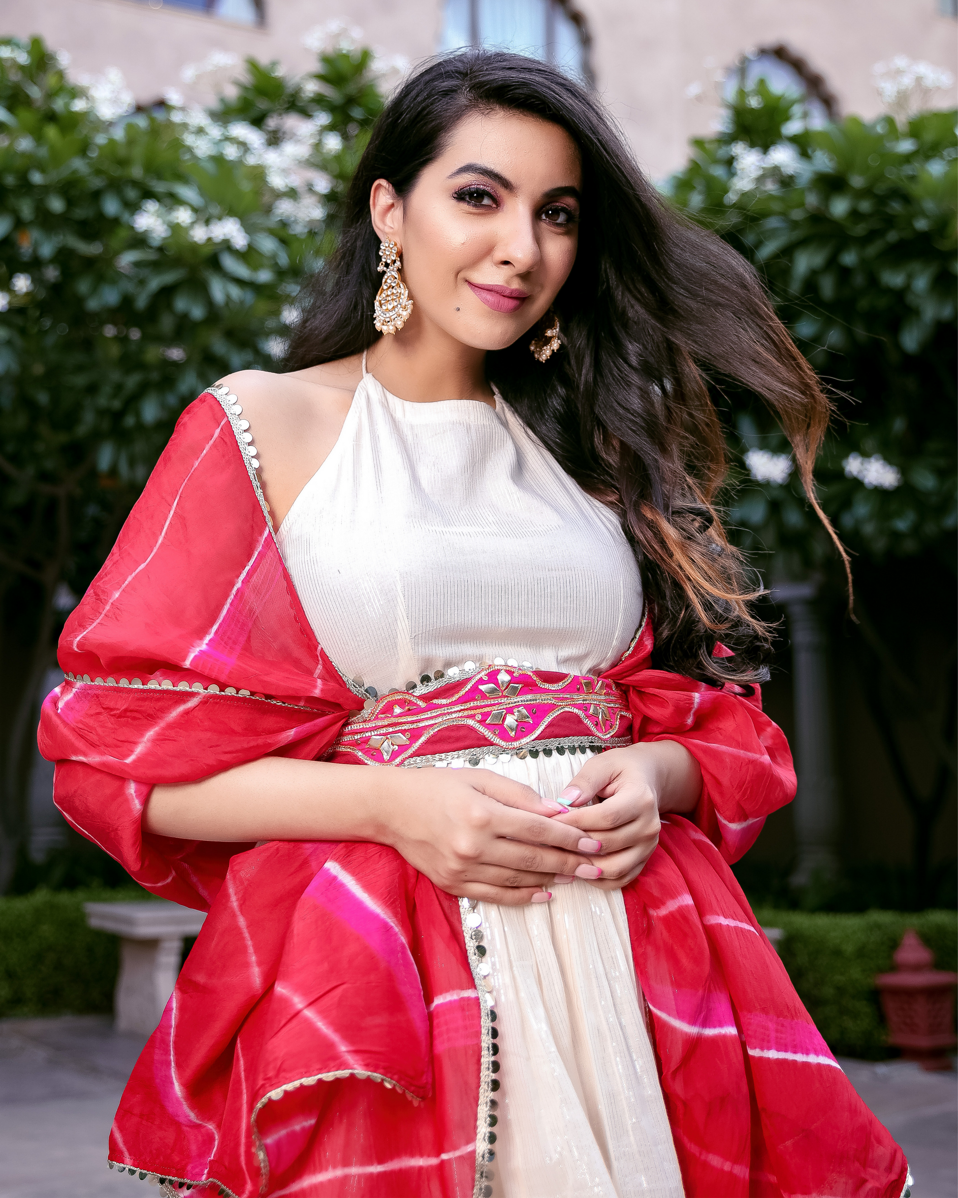 Pearl Dust Leheriya Gota Sharara Set Quick Cart