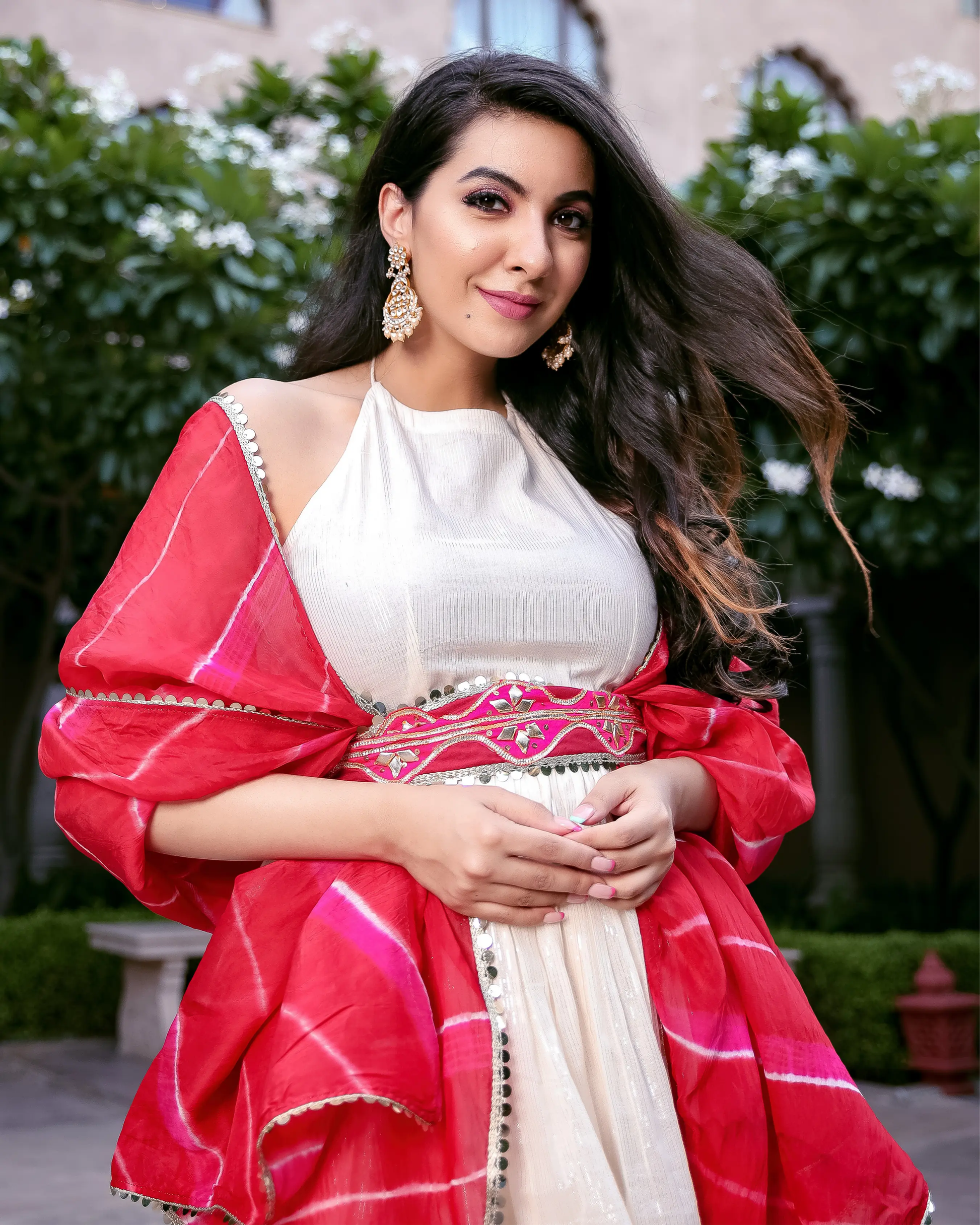 Pearl Dust Leheriya Gota Sharara Set My Store