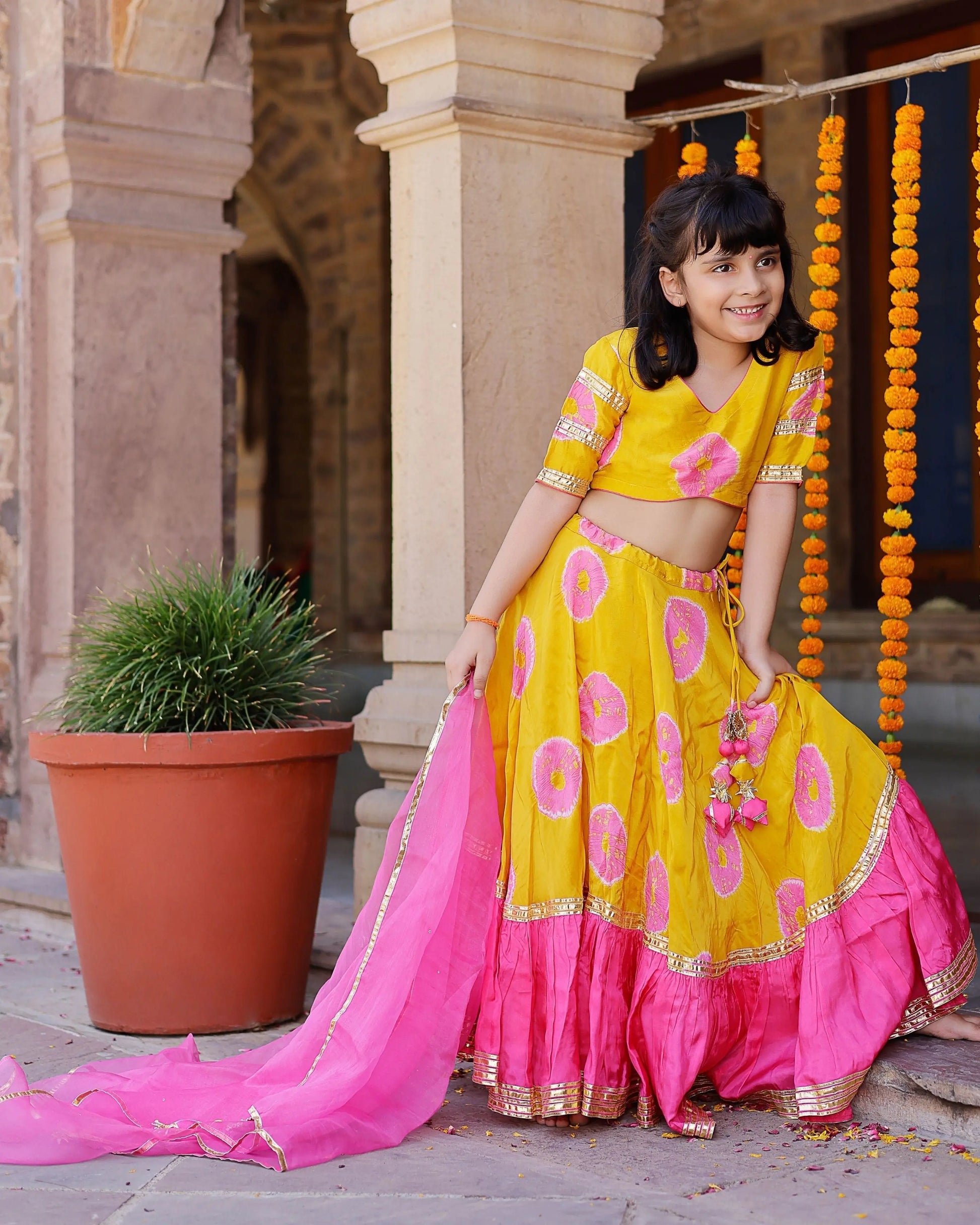 Varuna Tie & Dye Lehenga Set My Store
