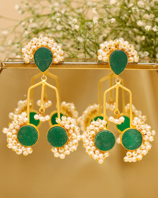Bistro Green Handcrafted Earrings My Store