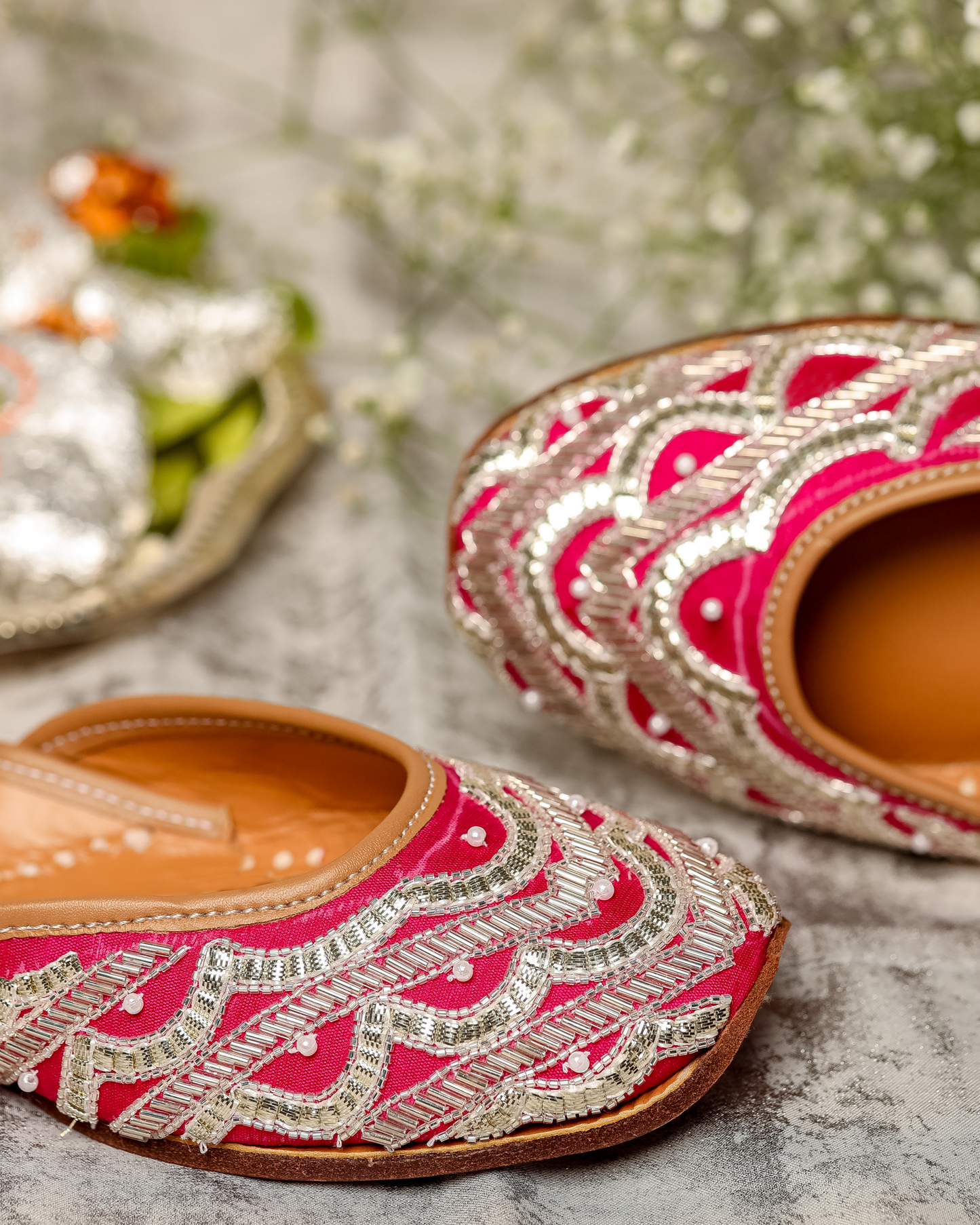 Spanish Pink Handcrafted Jutti Quick Cart