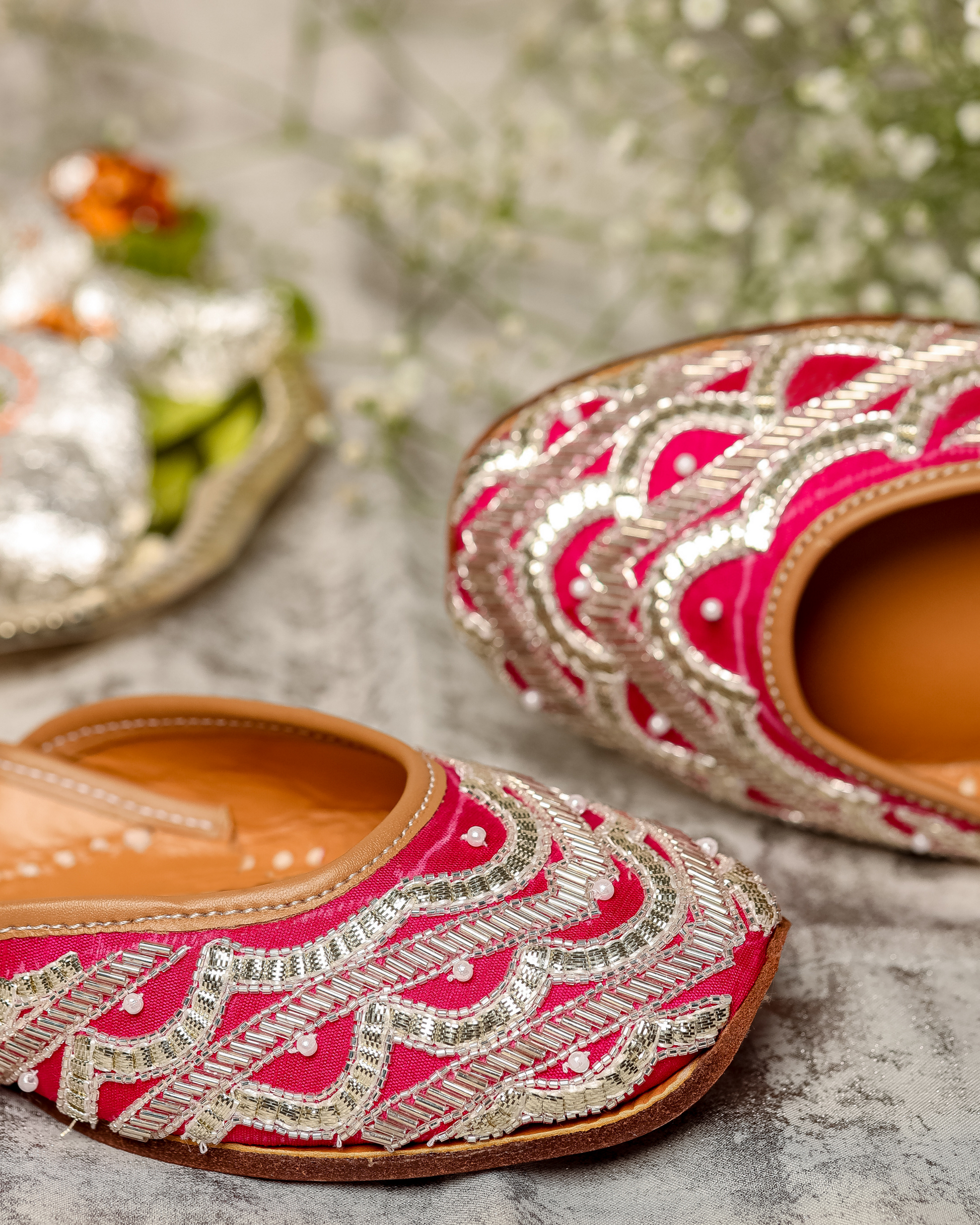 Spanish Pink Handcrafted Jutti Quick Cart