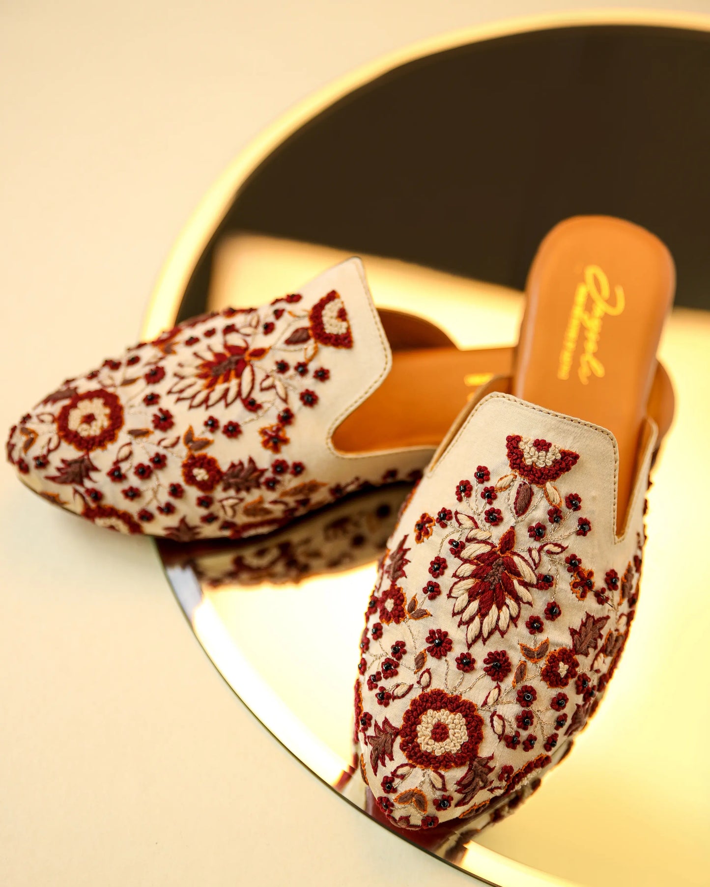 Brown Frappe Handcrafted Mules My Store