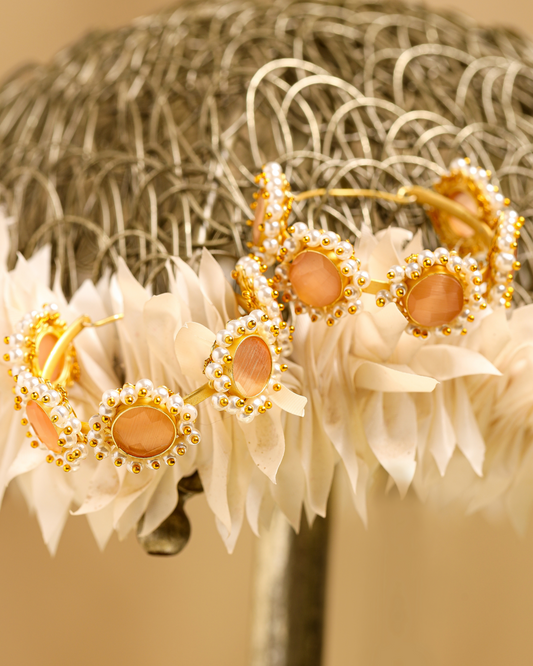 Bisque Handcrafted Earrings Quick Cart