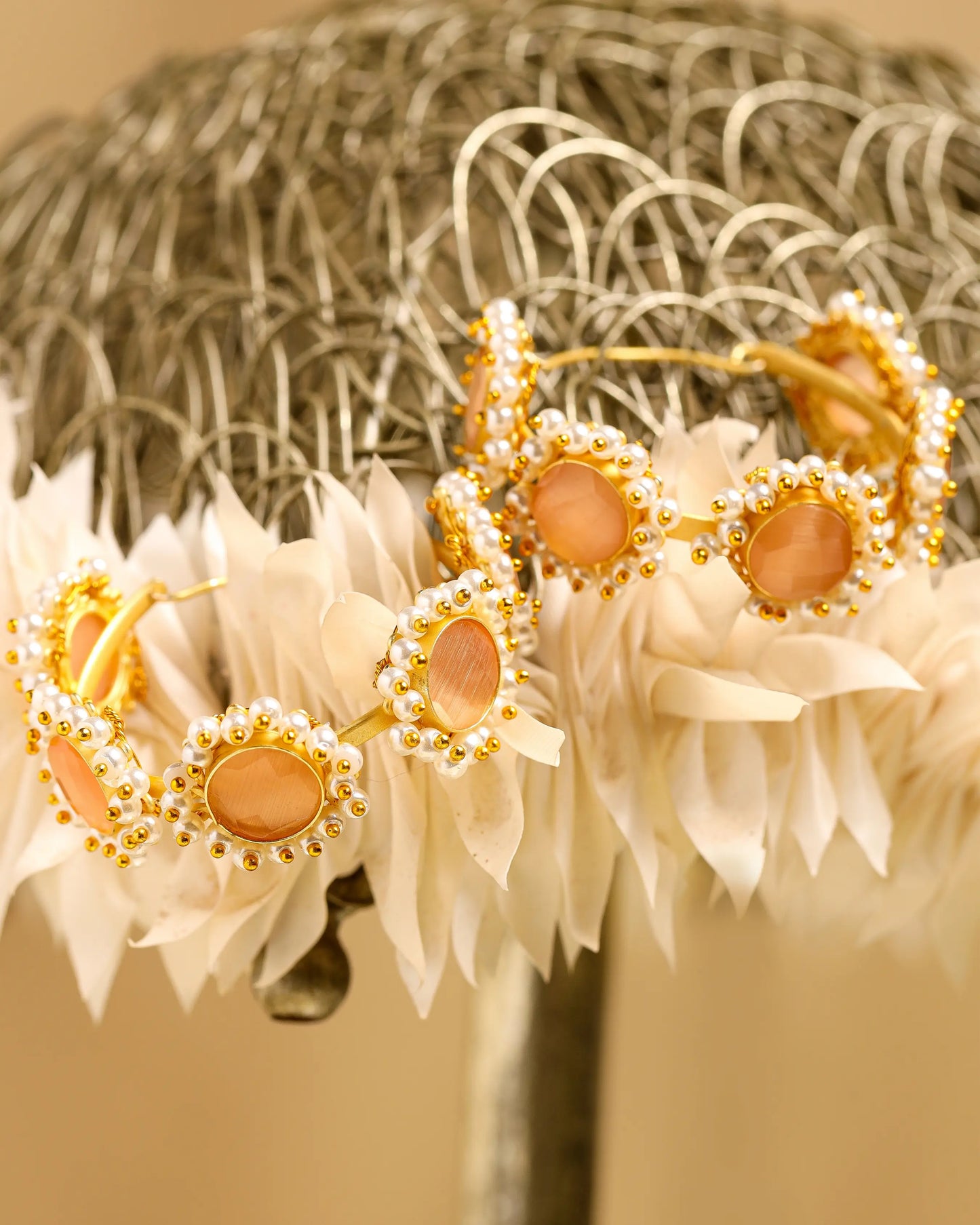 Bisque Handcrafted Earrings My Store