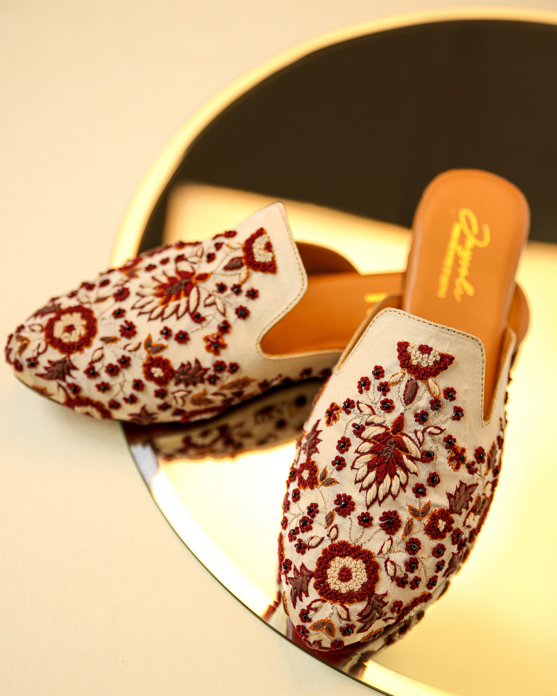 Brown Frappe Handcrafted Mules My Store