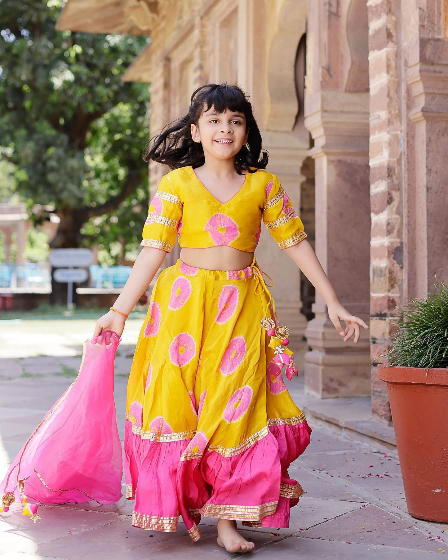 Varuna Tie & Dye Lehenga Set My Store