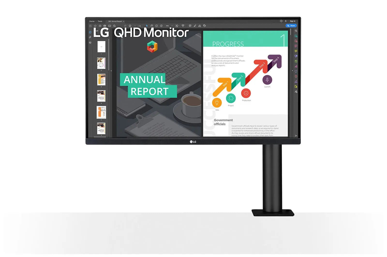 LG 27QN880-B 27" 75Hz QHD Ergo IPS USB Type-C Gaming Monitor My Store