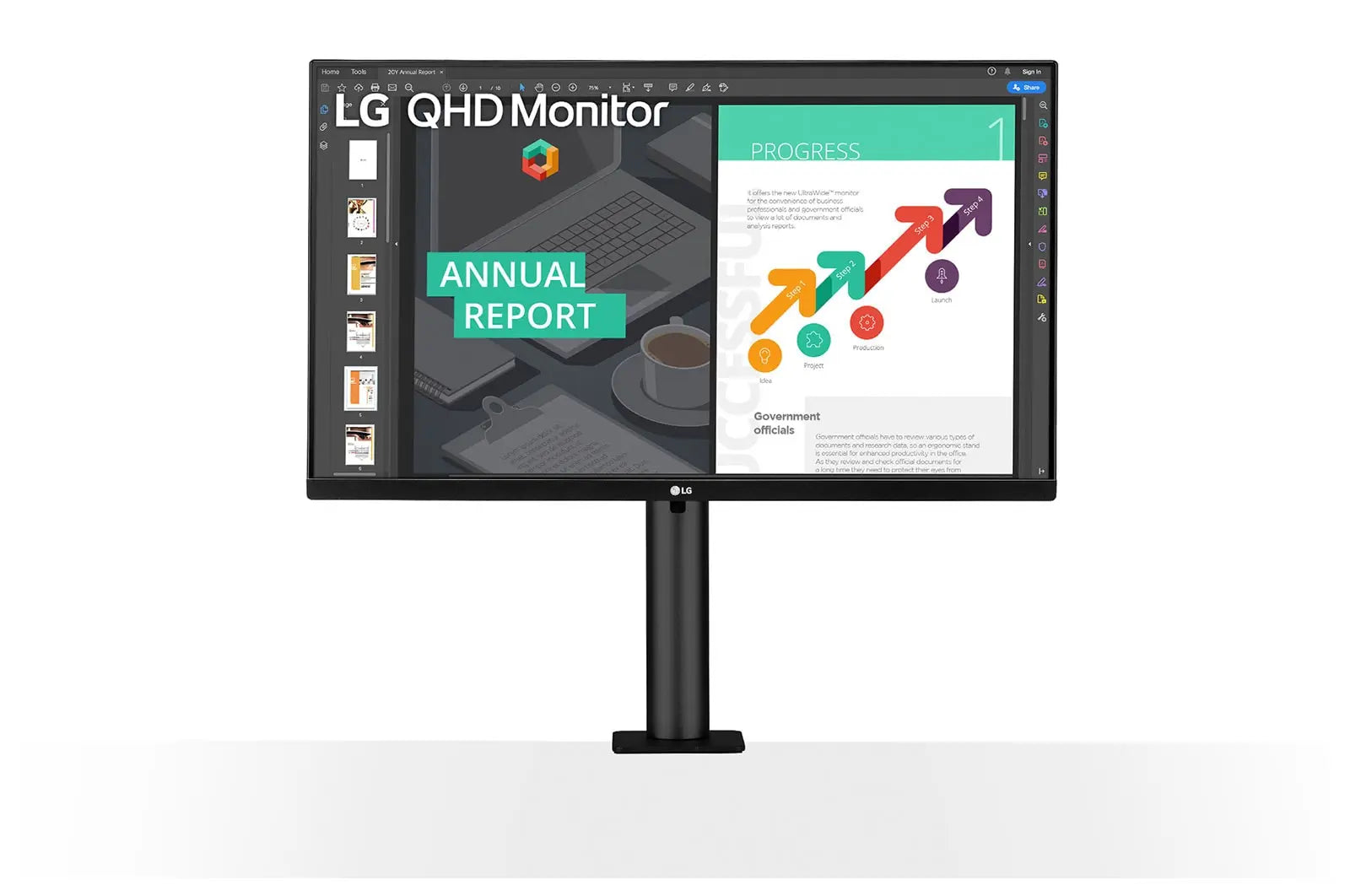 LG 27QN880-B 27" 75Hz QHD Ergo IPS USB Type-C Gaming Monitor My Store