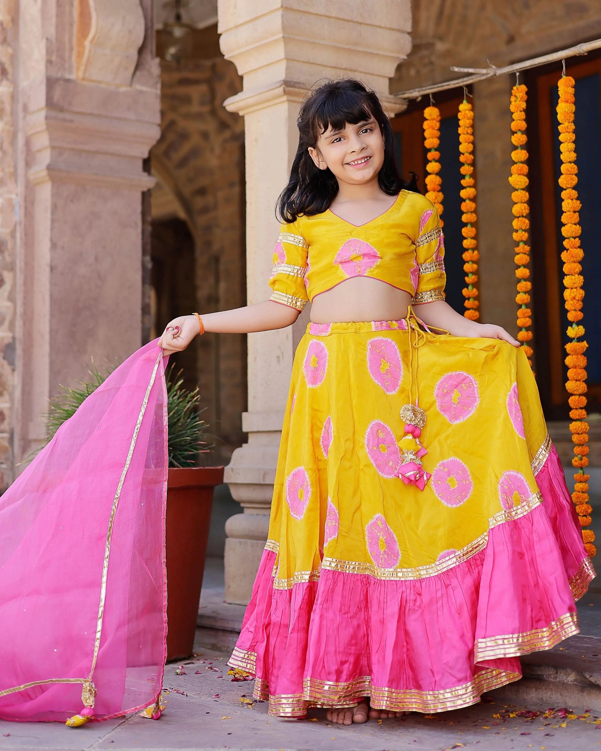 Varuna Tie & Dye Lehenga Set My Store