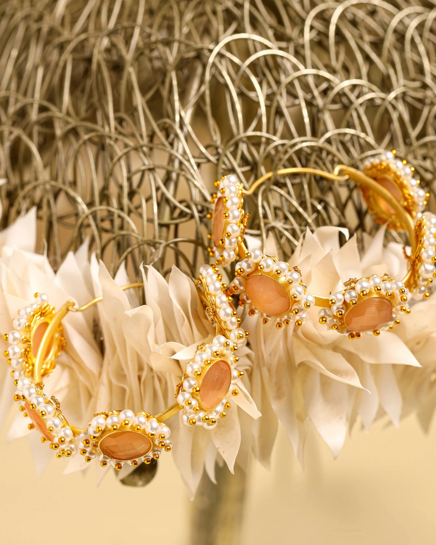 Bisque Handcrafted Earrings My Store