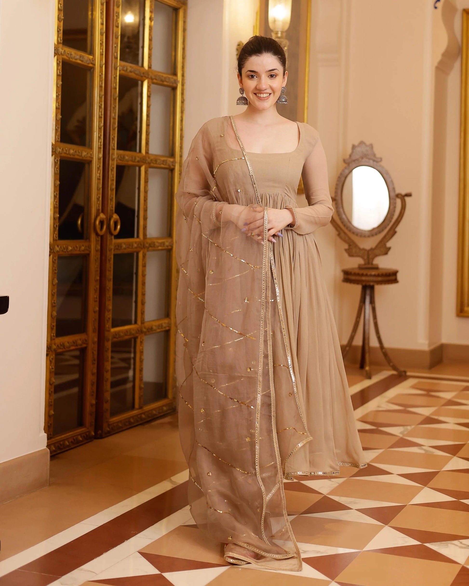 Ekani Gotapatti Georgette Suit Set My Store