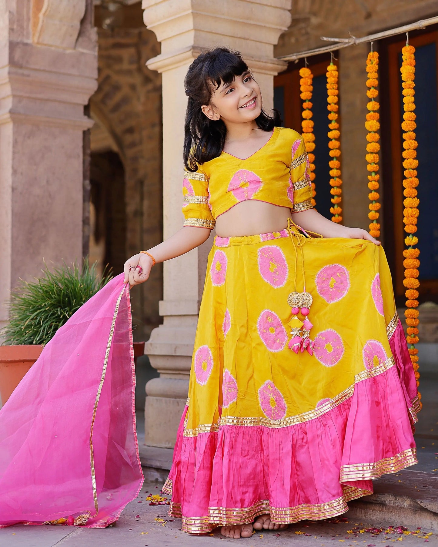 Varuna Tie & Dye Lehenga Set My Store