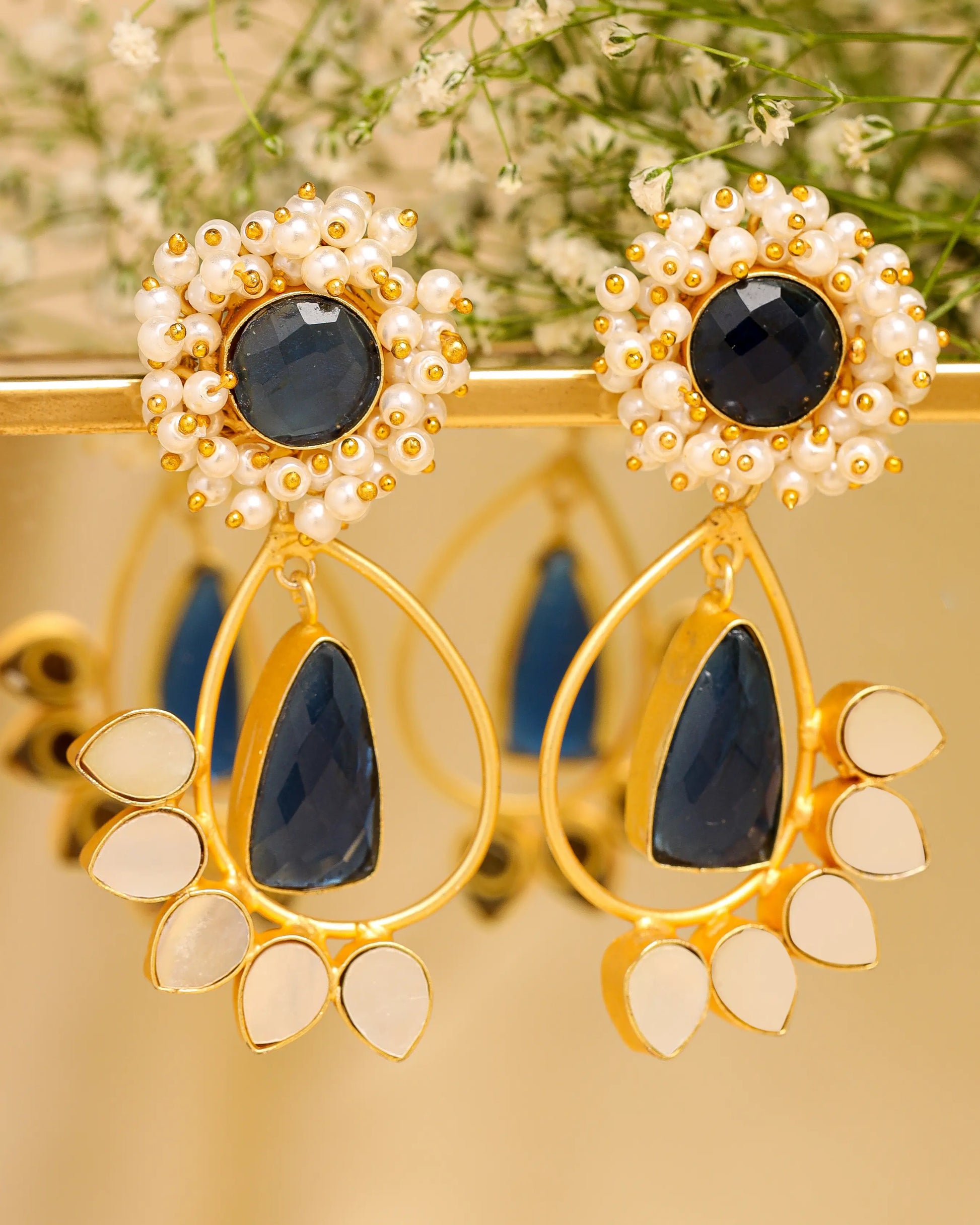 Beacon Blue Handcrafted Earrings My Store