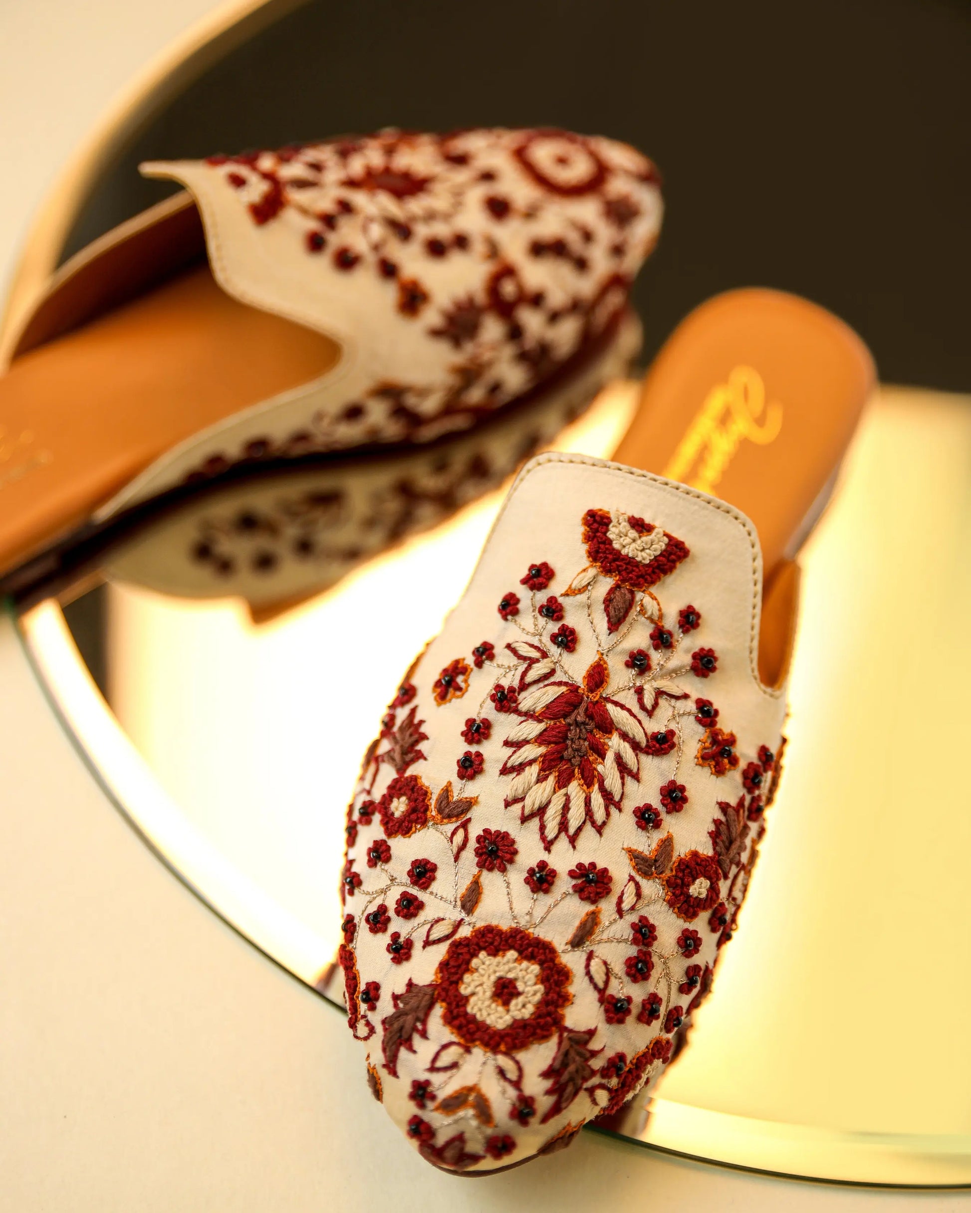 Brown Frappe Handcrafted Mules My Store