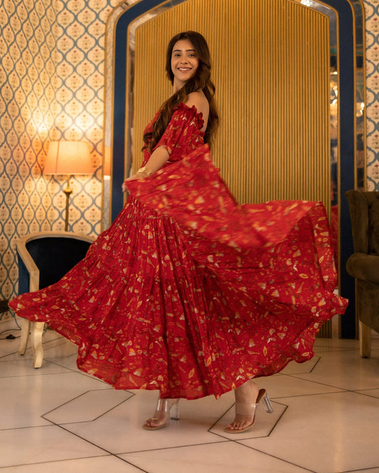 Twyla Muslin Tier Dress My Store