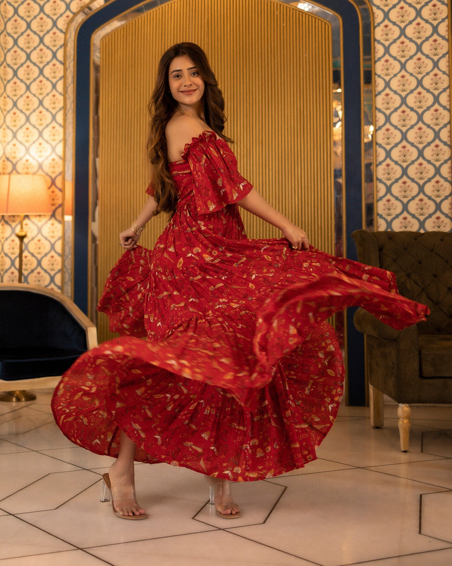 Twyla Muslin Tier Dress My Store