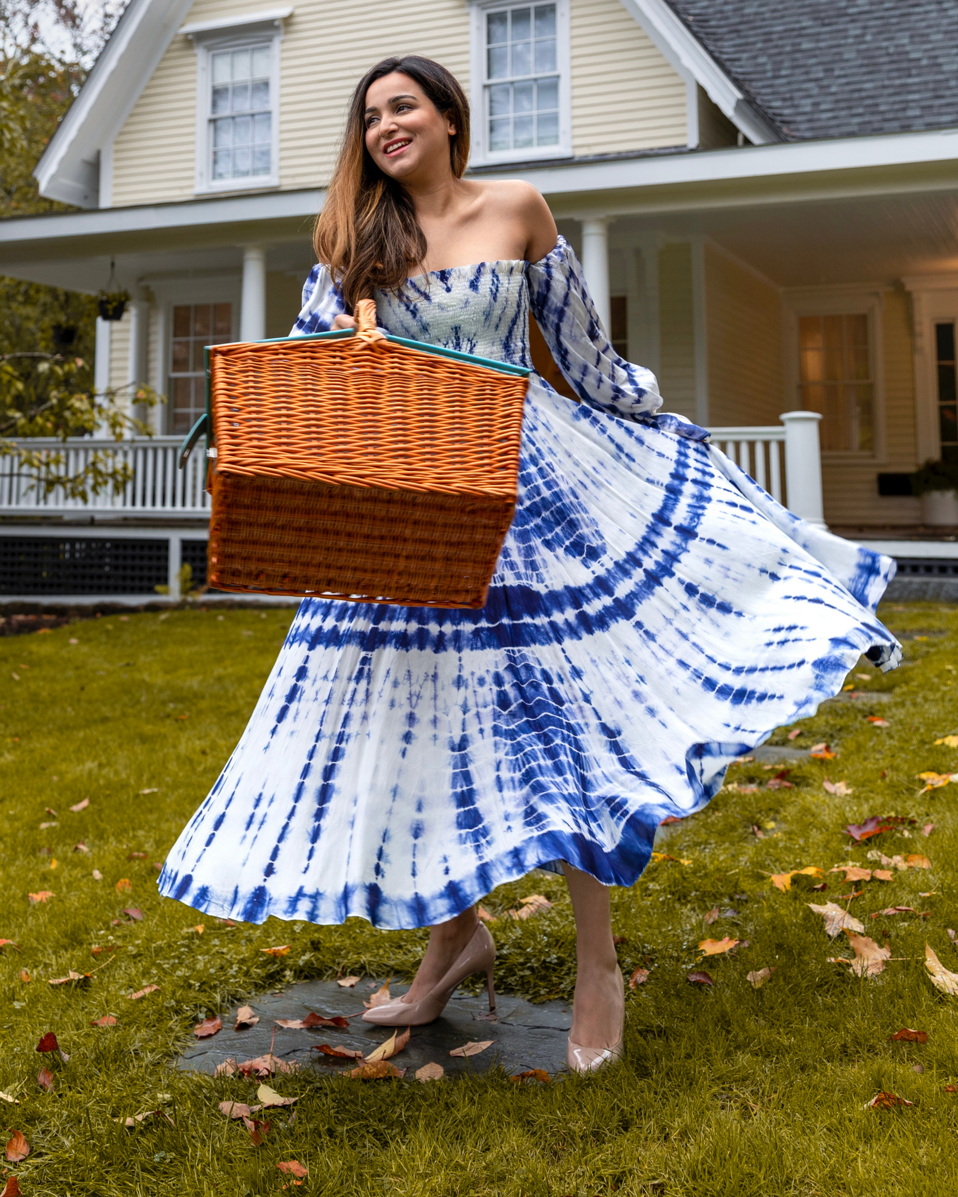 Morning Mist Tie & Dye Dress Quick Cart